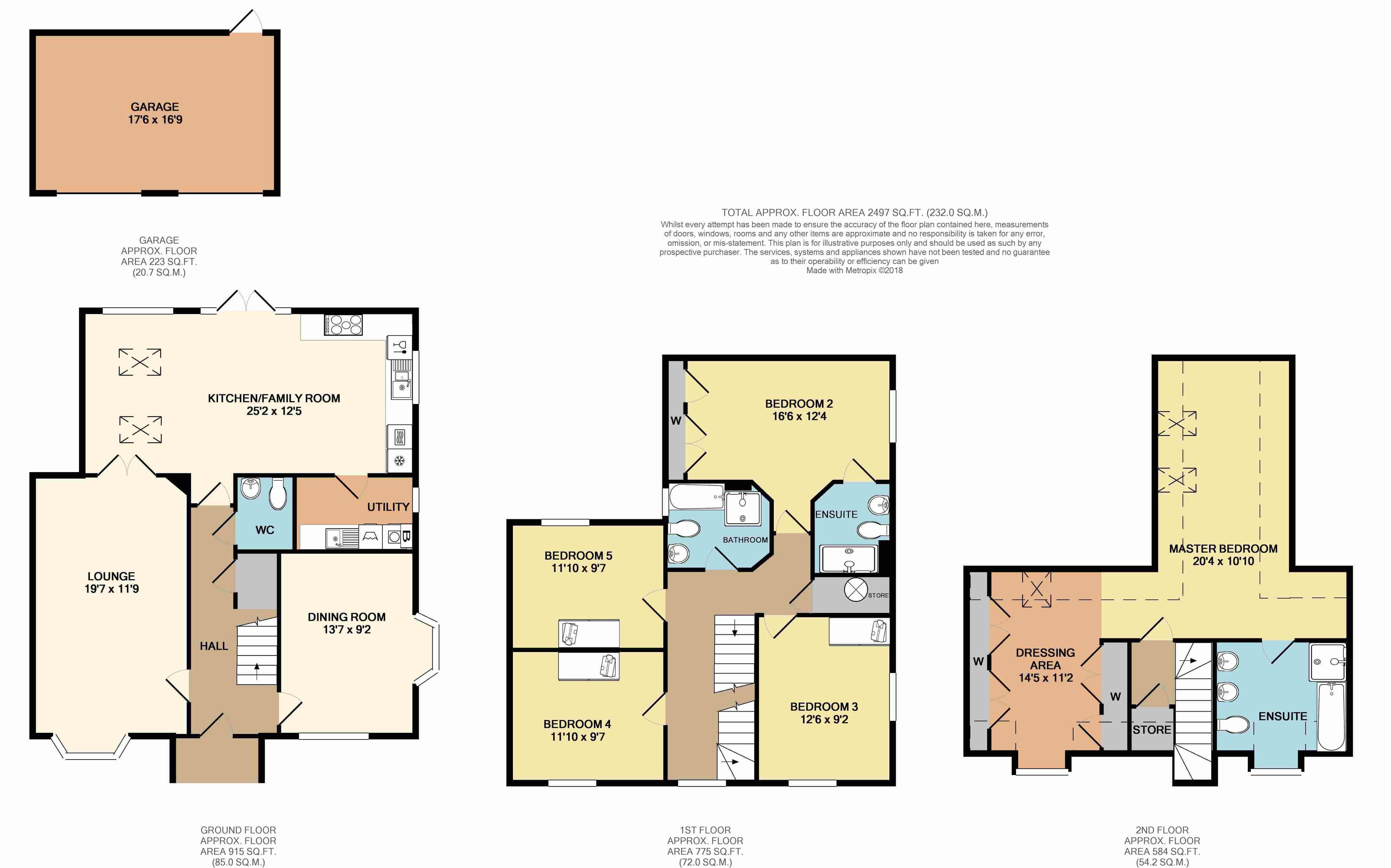 Floorplans For Leaders Way, Lutterworth