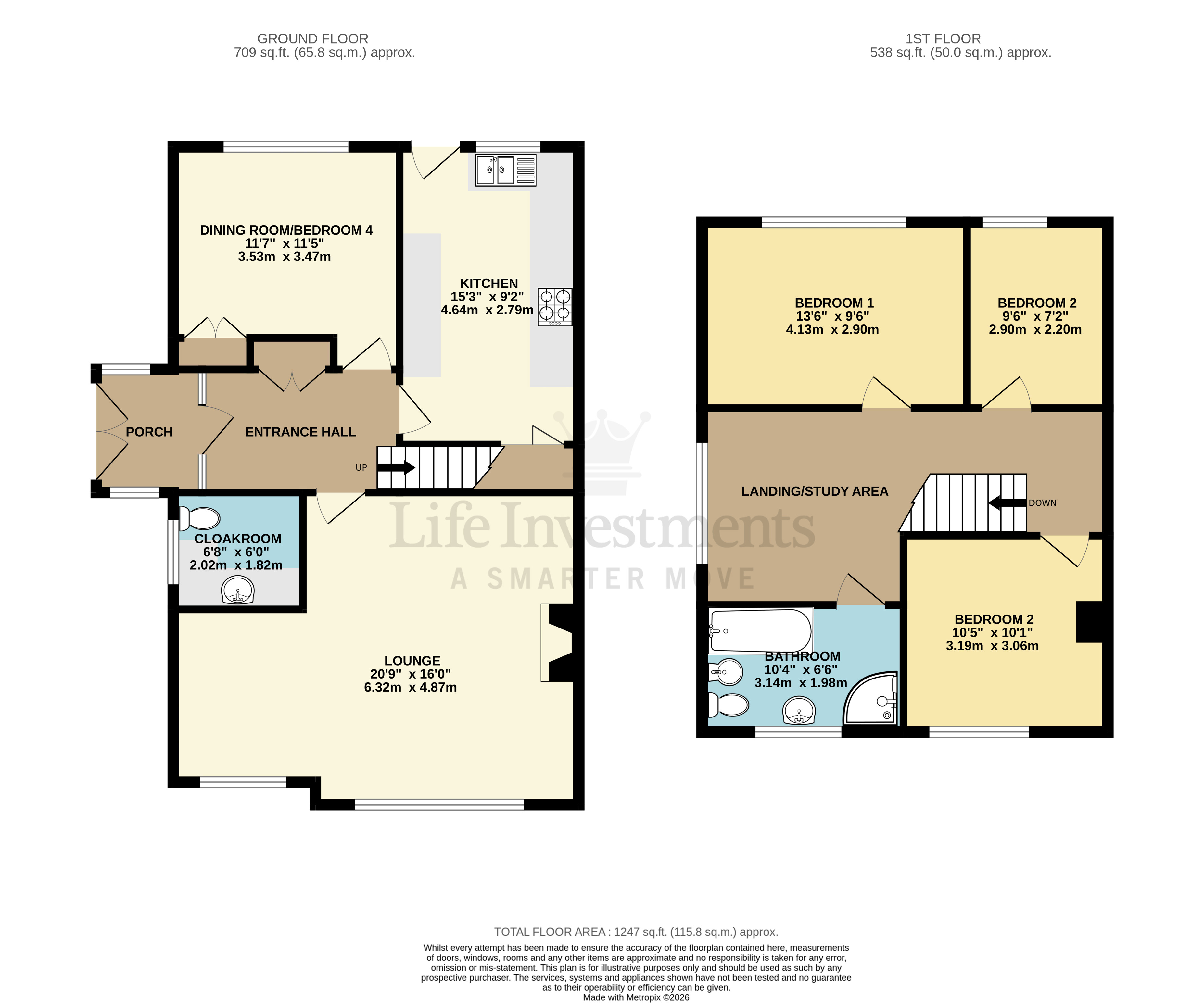 Floorplans For Arnills Way, Kilsby, Rugby