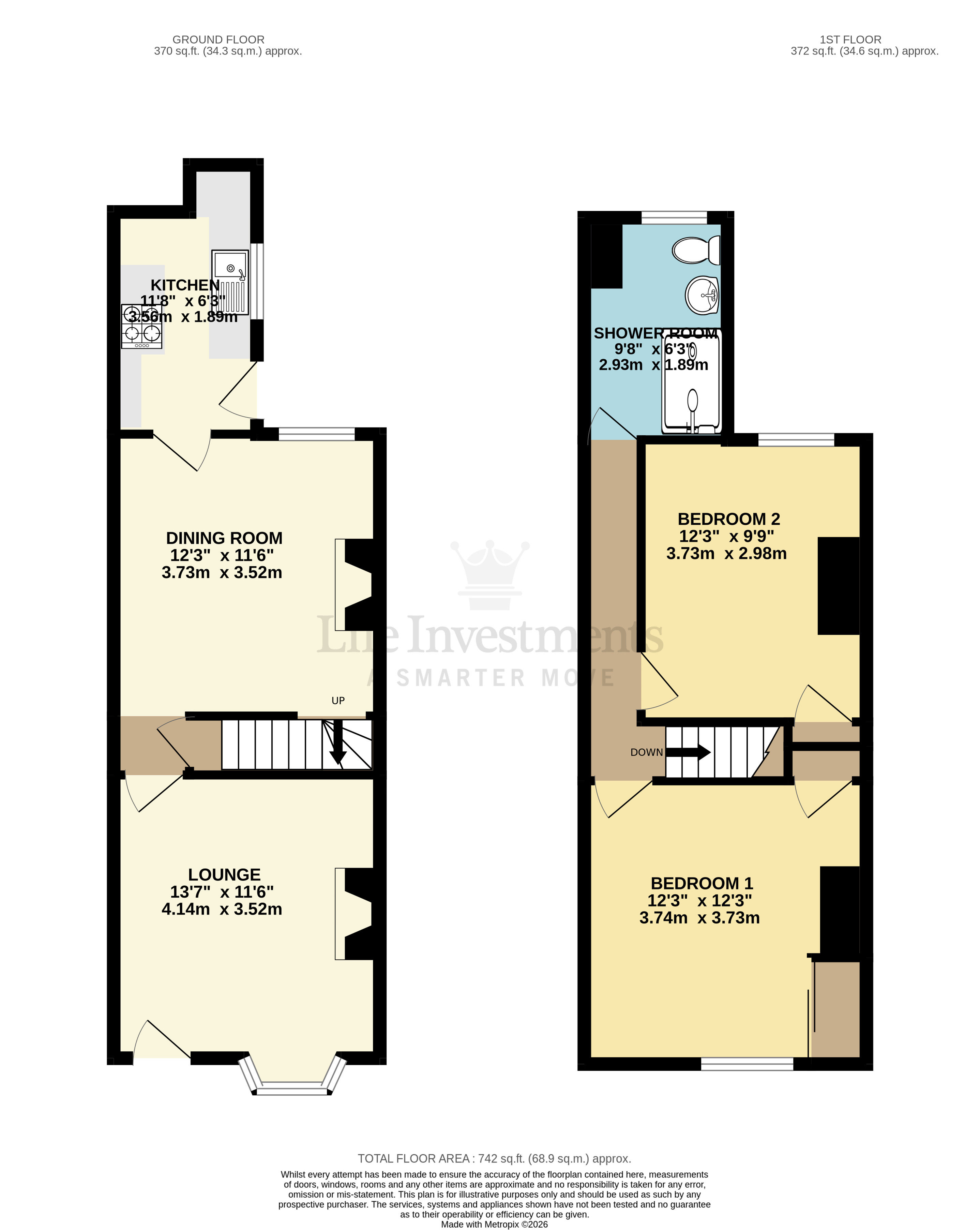 Floorplans For Worcester Street, Rugby