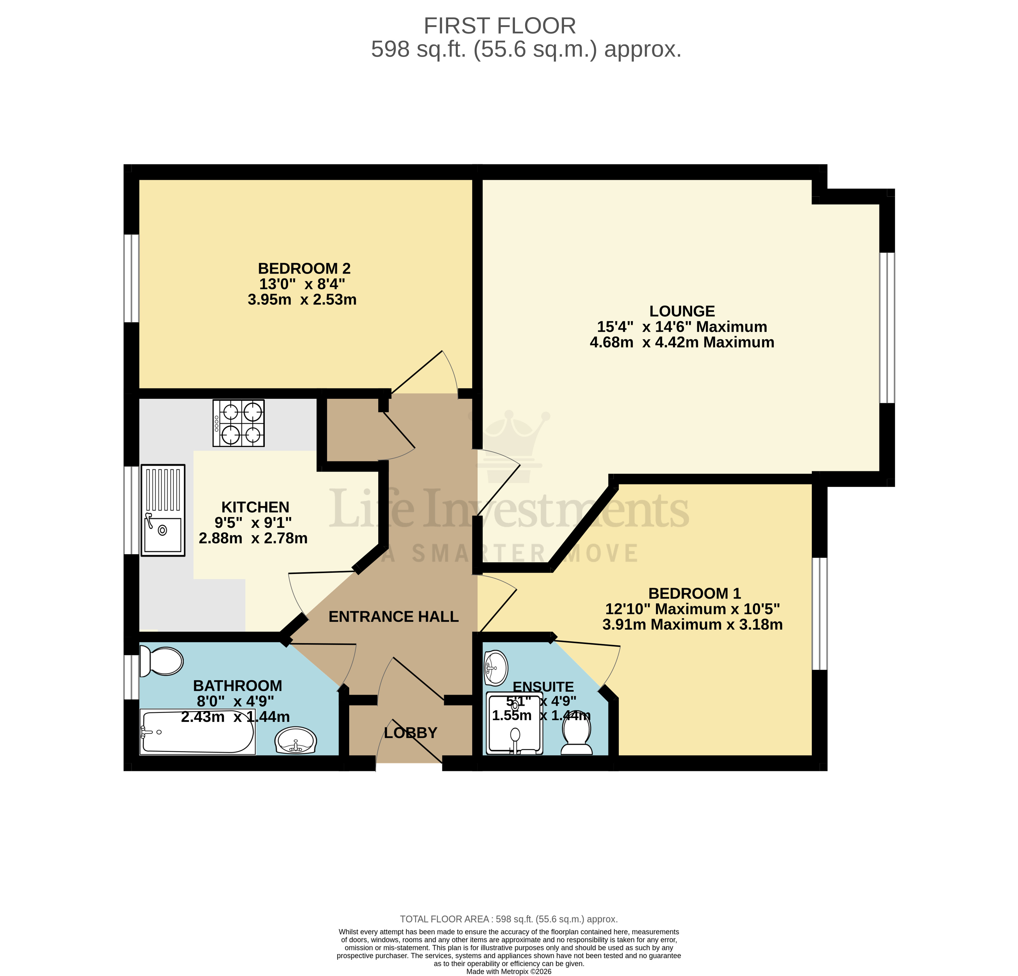 Floorplans For Stowe Drive, Rugby
