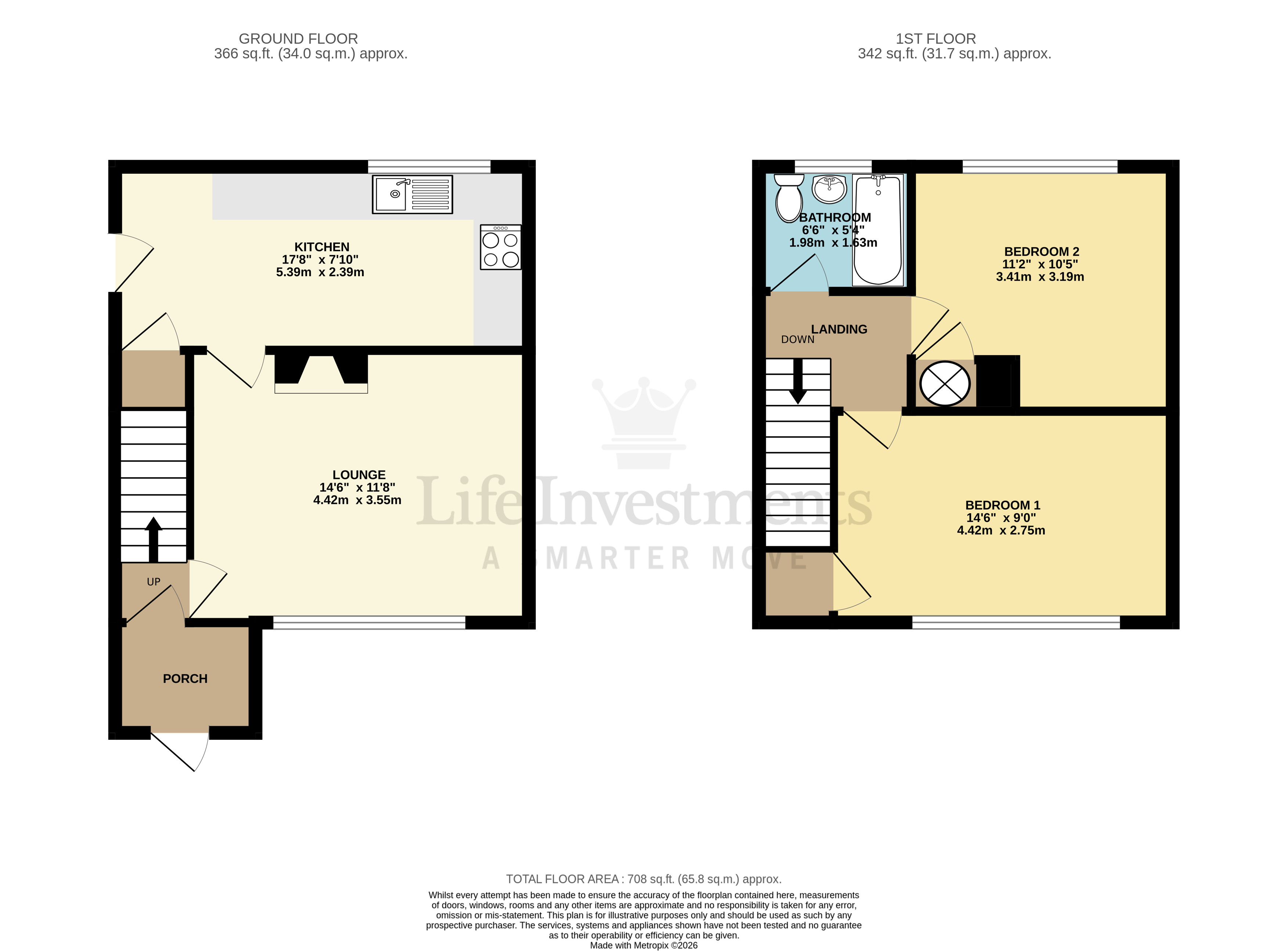 Floorplans For Adkinson Avenue, Dunchurch, Rugby