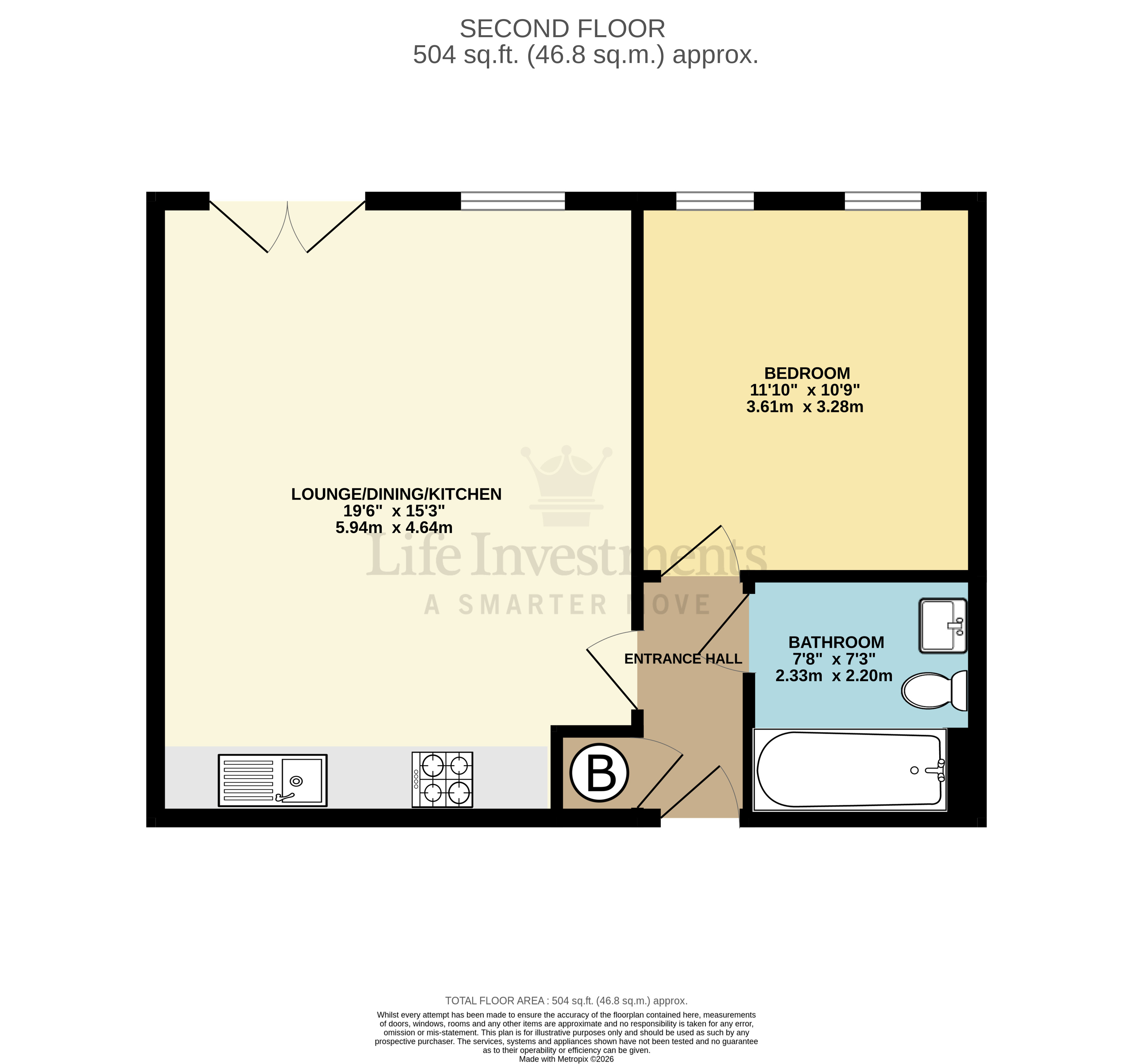 Floorplans For Crescent House, Woodside Park, Rugby
