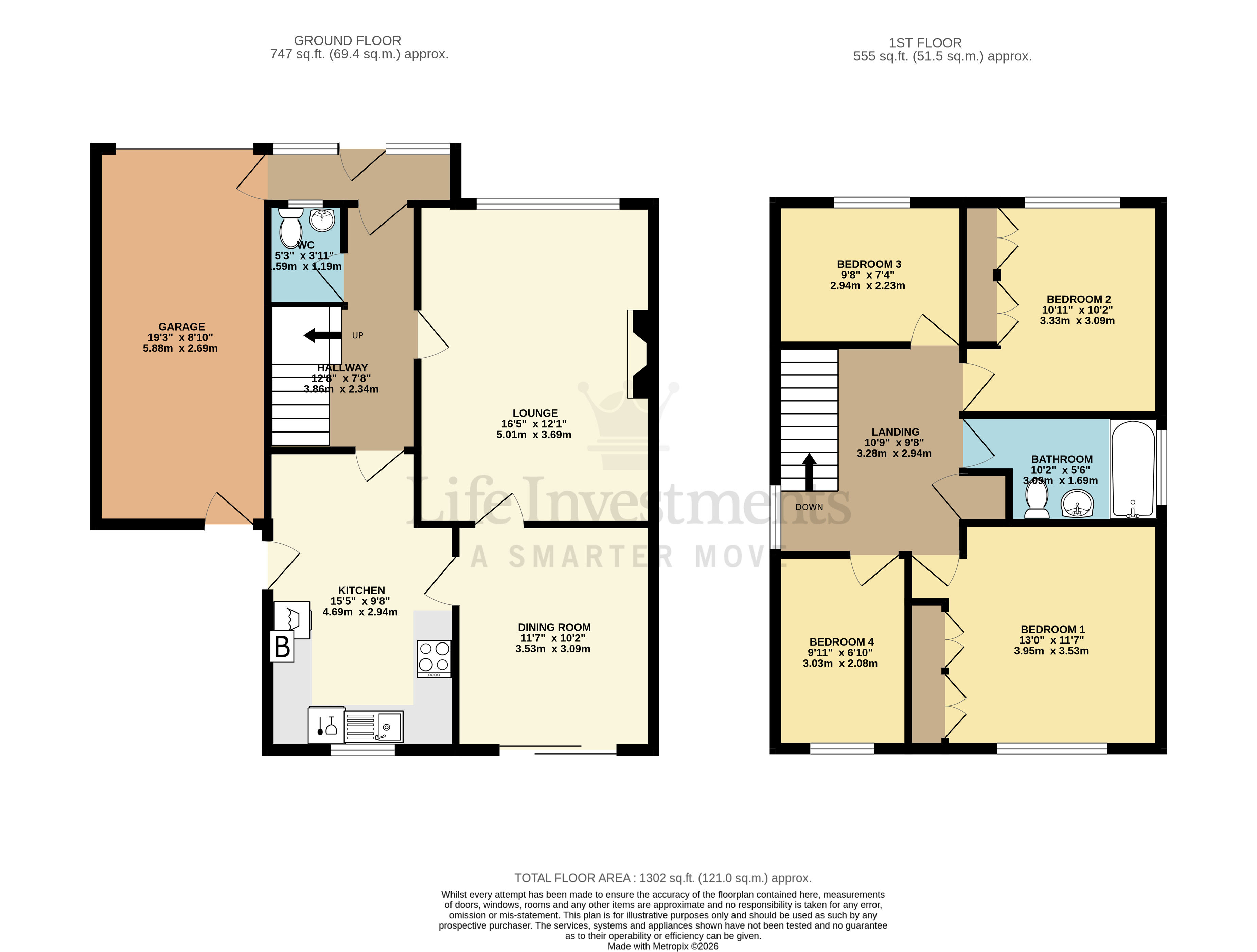 Floorplans For Bilton Lane, Dunchurch, Rugby