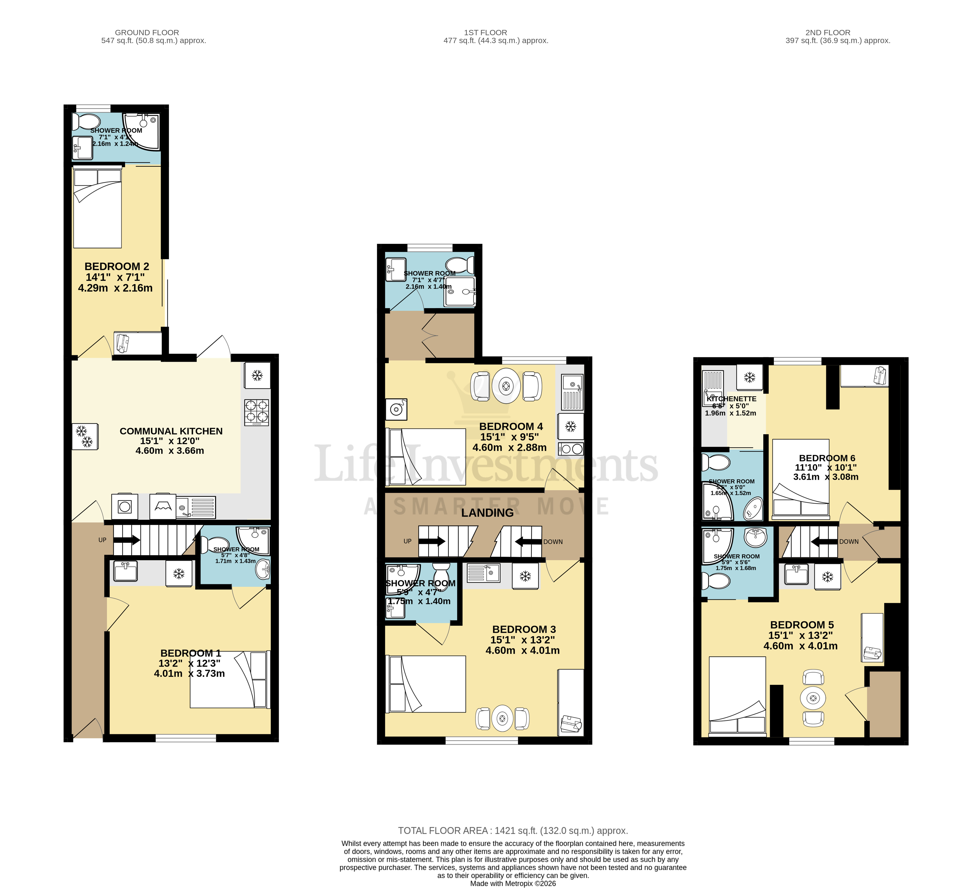 Floorplans For William Street, Rugby