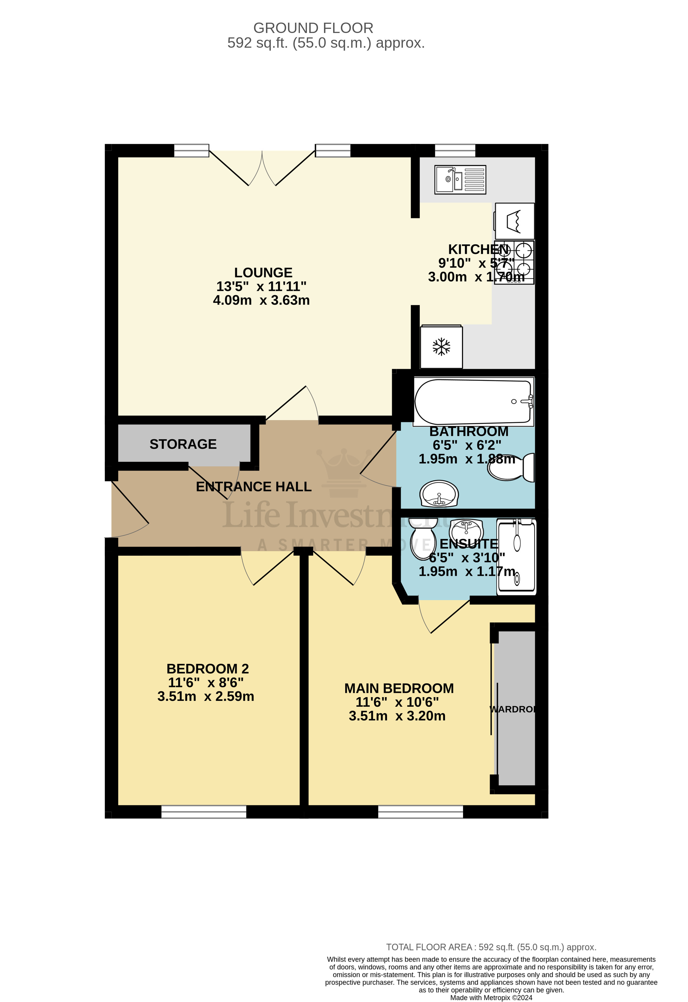 Floorplans For Kirkistown Close, Rugby