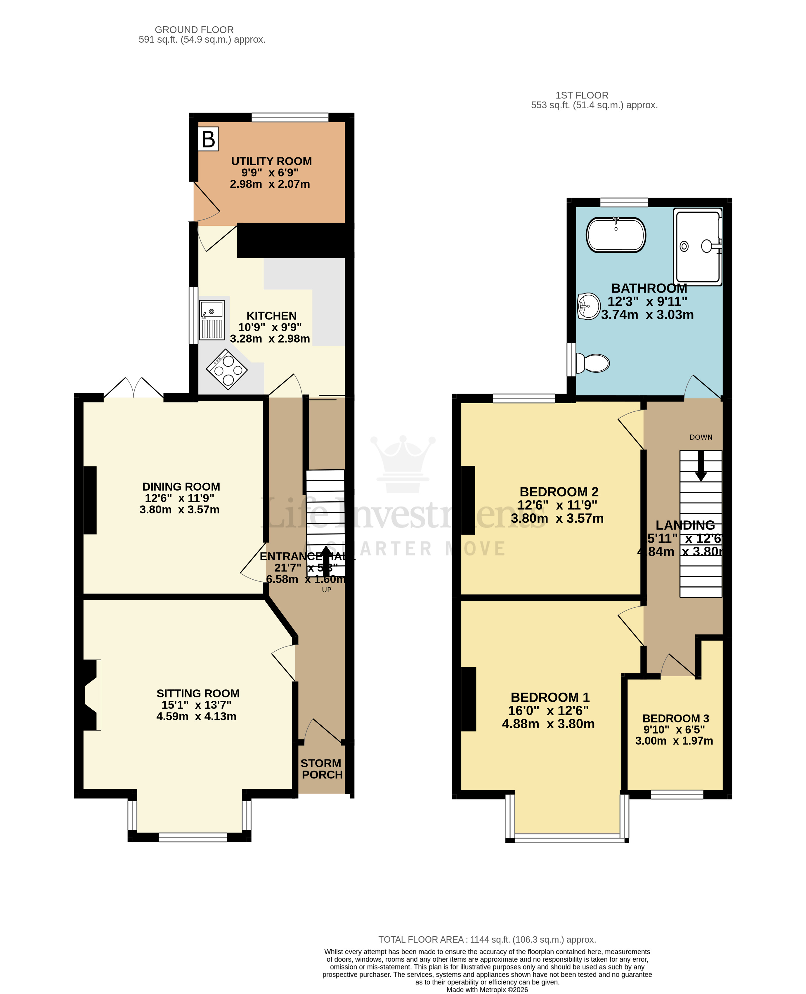 Floorplans For Warwick Street, 89 Warwick Street, Daventry