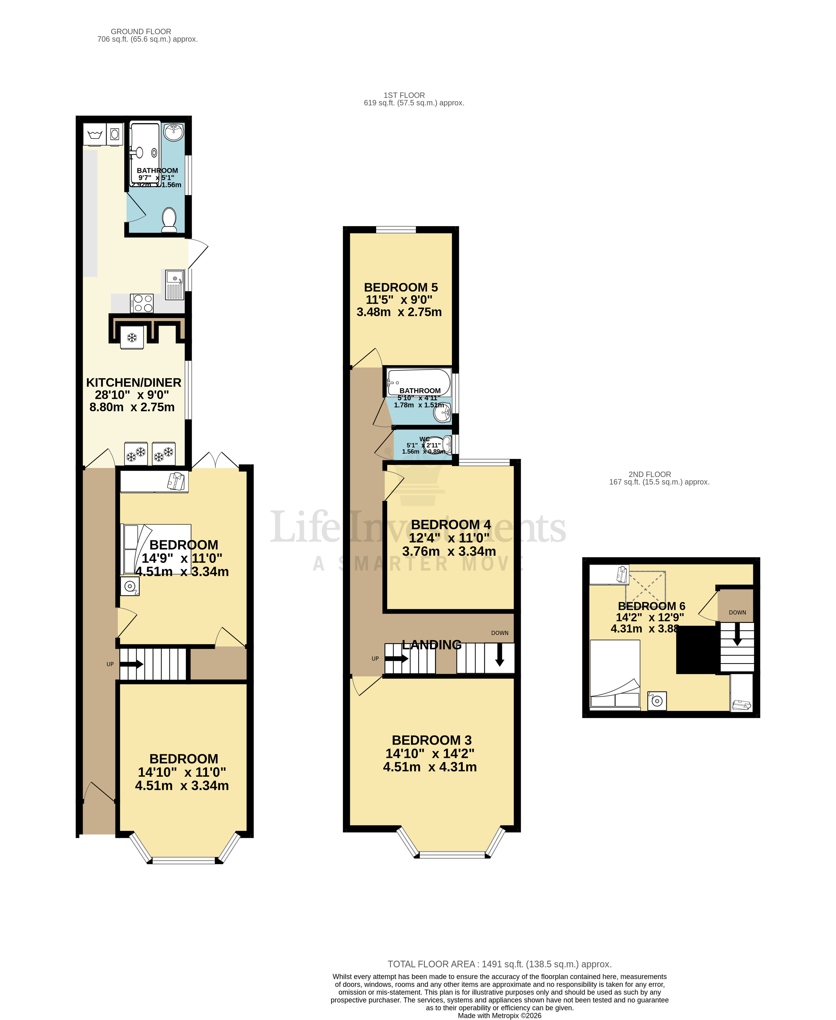 Floorplans For Murray Road, Rugby