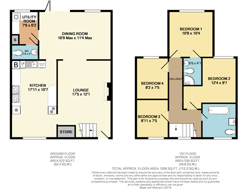 Floorplans For Elm Row, Stockton, Southam