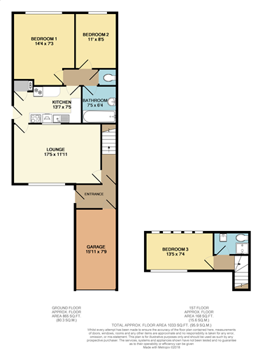 Floorplans For Darwin Close, Coventry