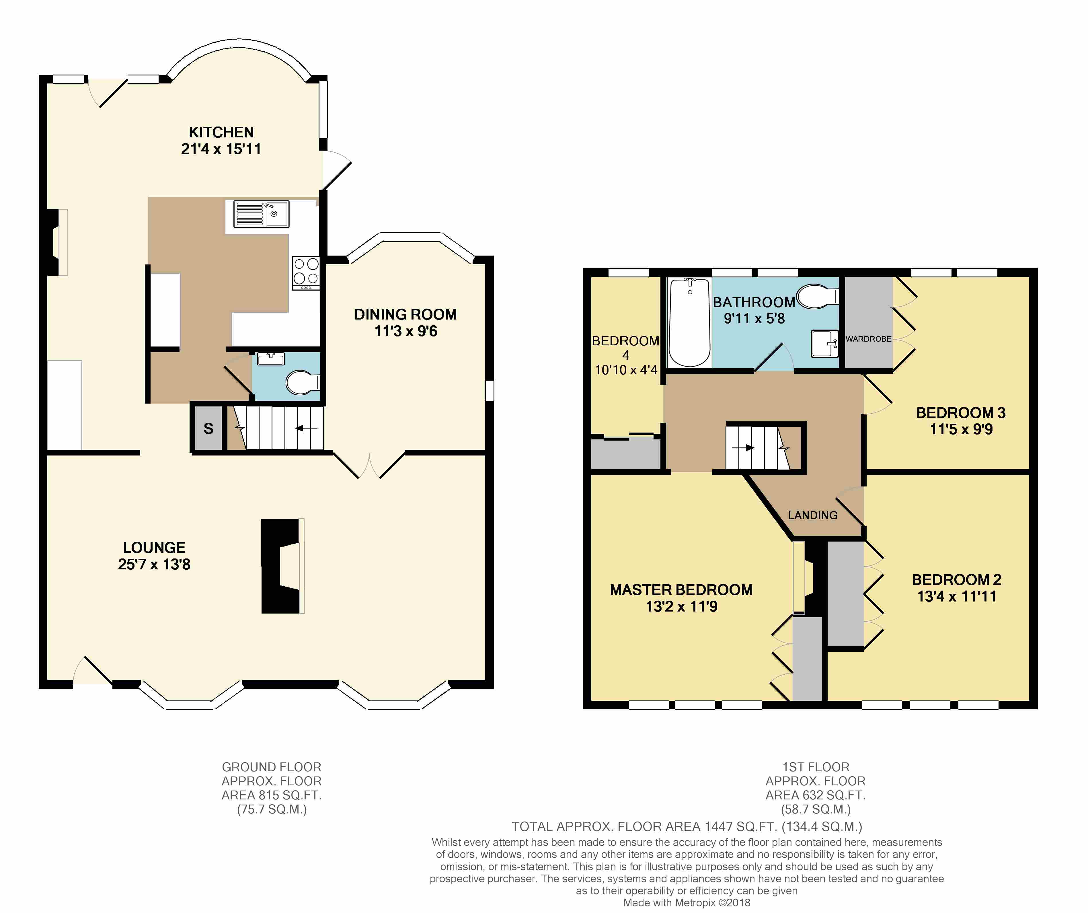 Floorplans For Southam Road, Dunchurch, Rugby