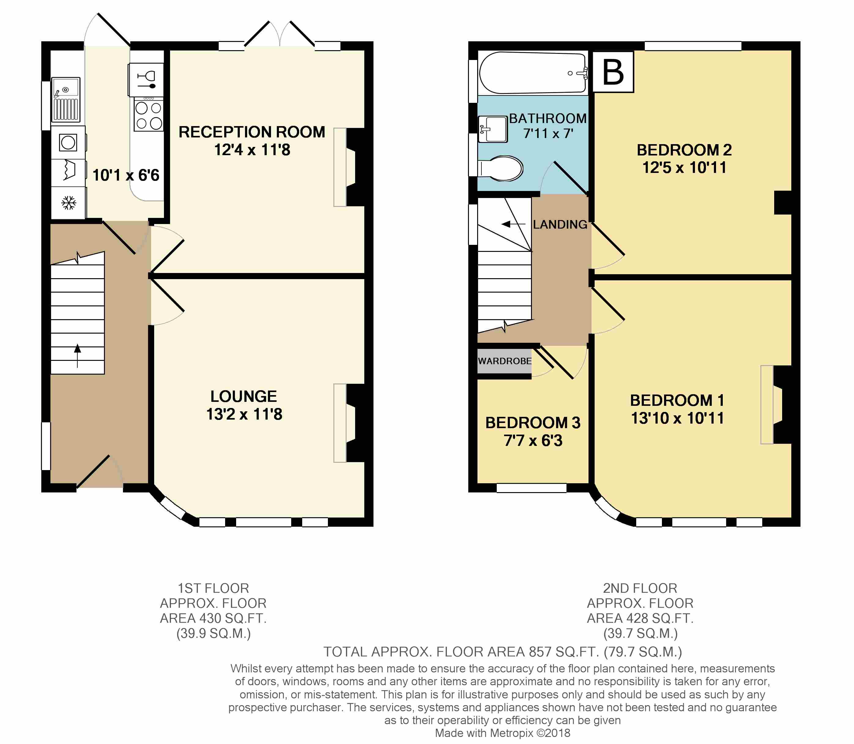 Floorplans For Westfield Road, Rugby