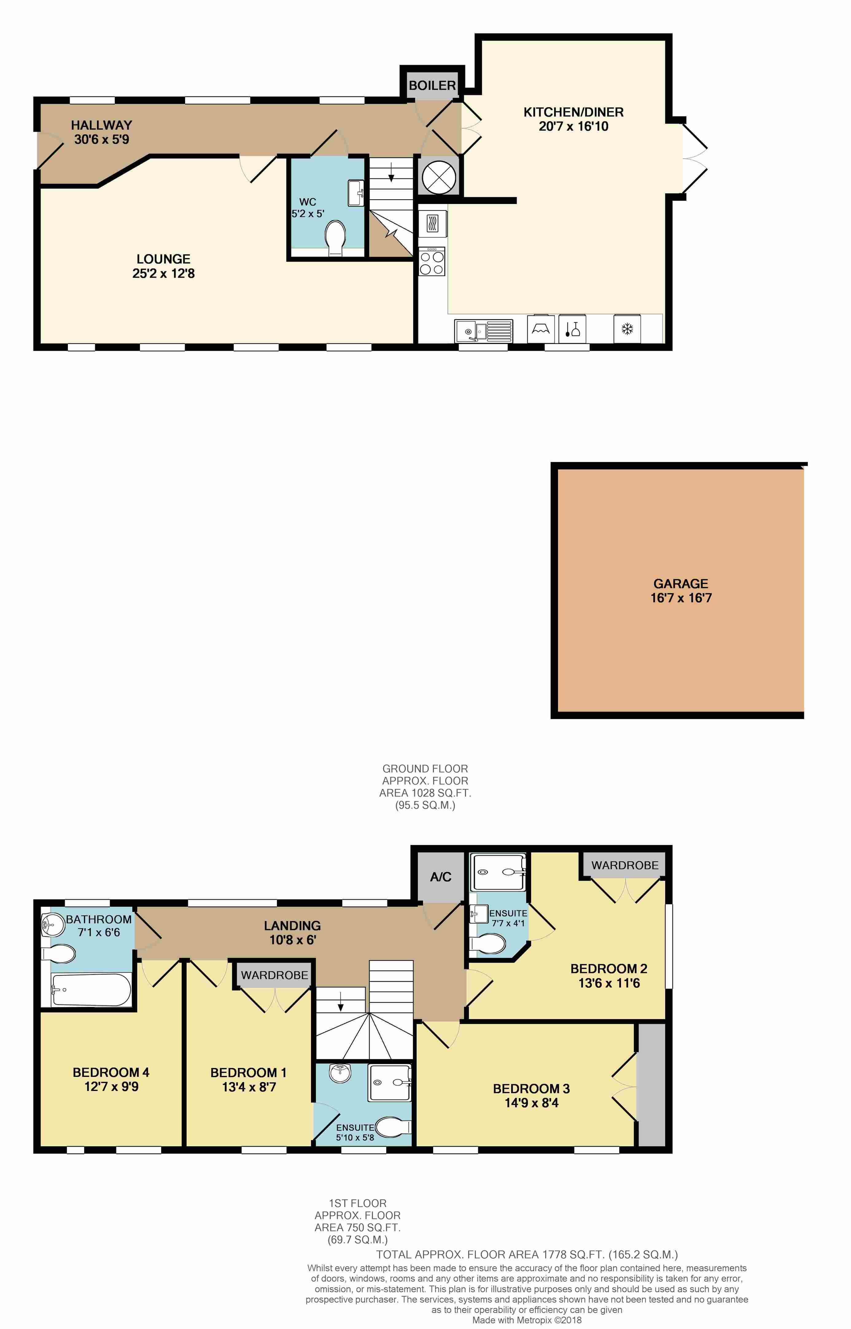 Floorplans For Stables Court, Coombe Road, Rugby