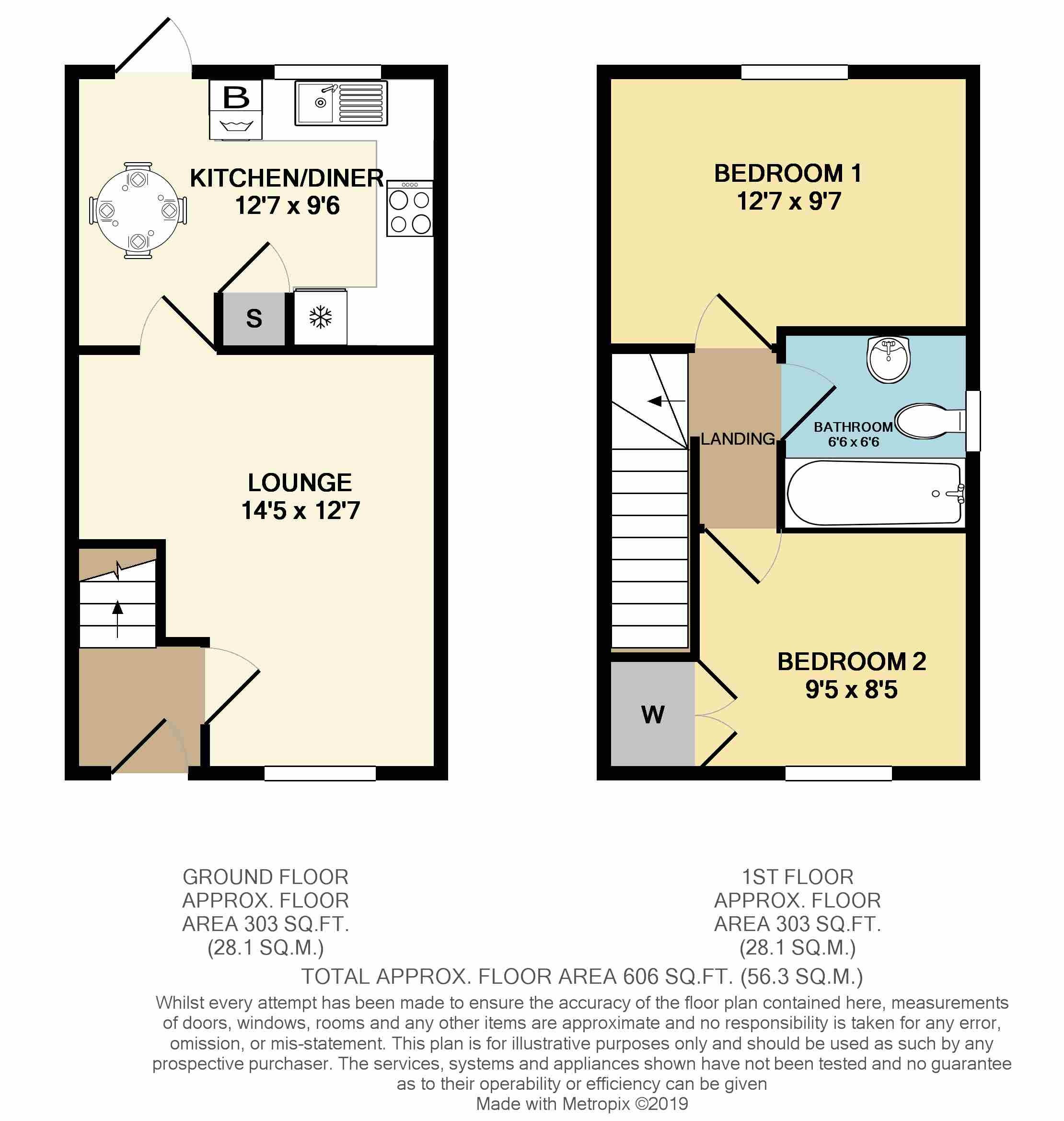 Floorplans For Chicory Drive, Rugby