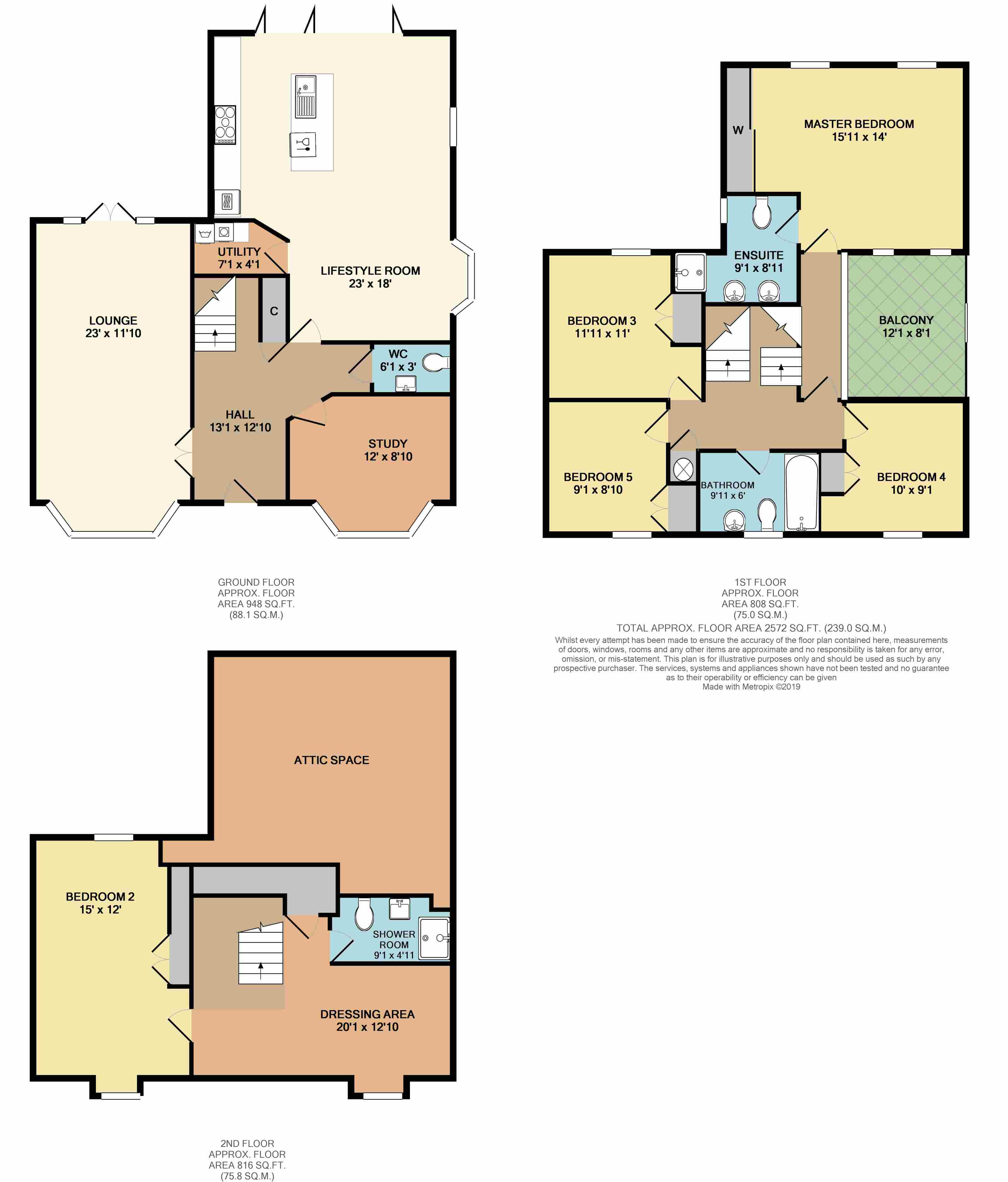 Floorplans For Baskerville Road, Nuneaton