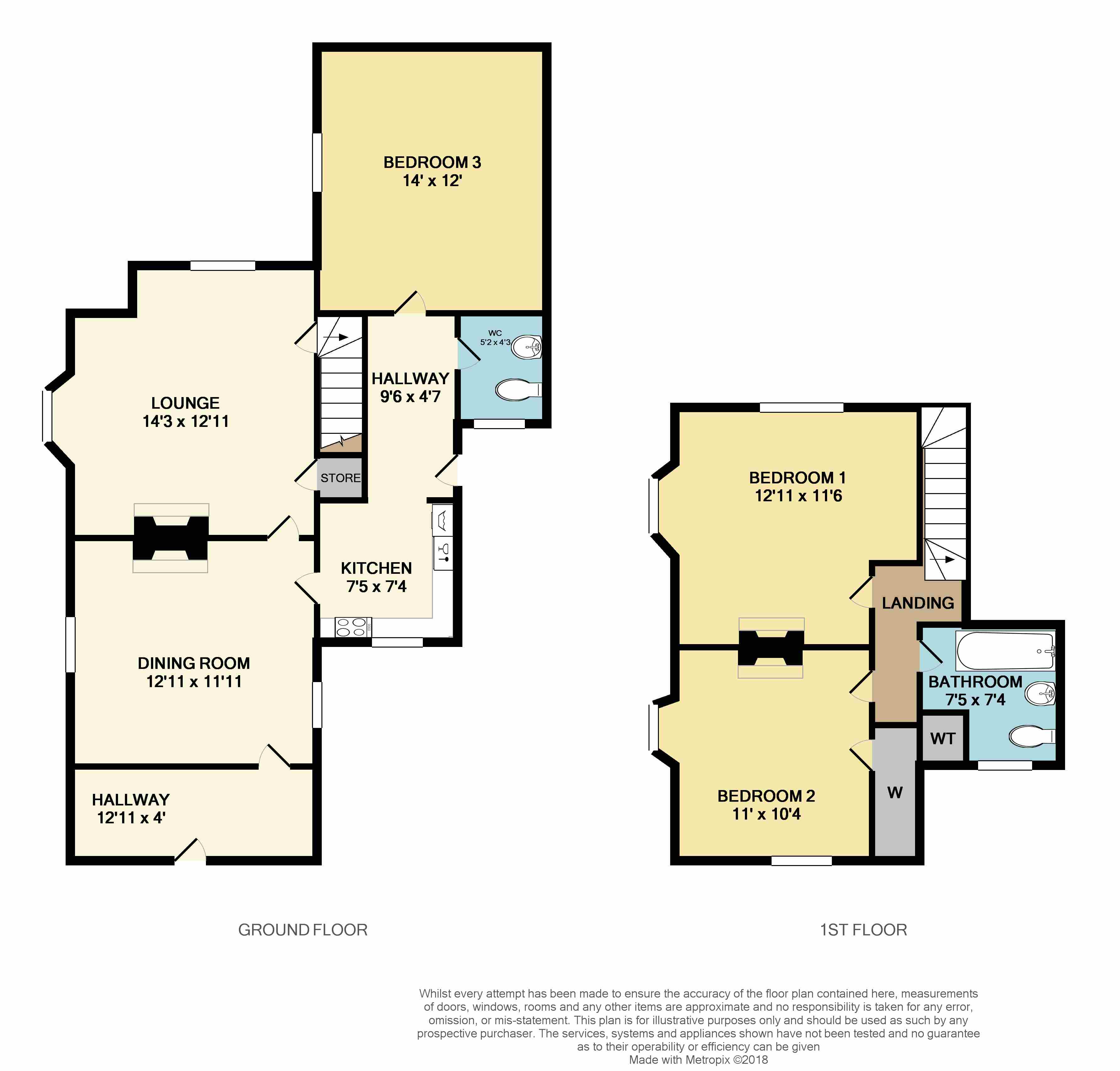 Floorplans For Flint Hill, Winwick, Northampton