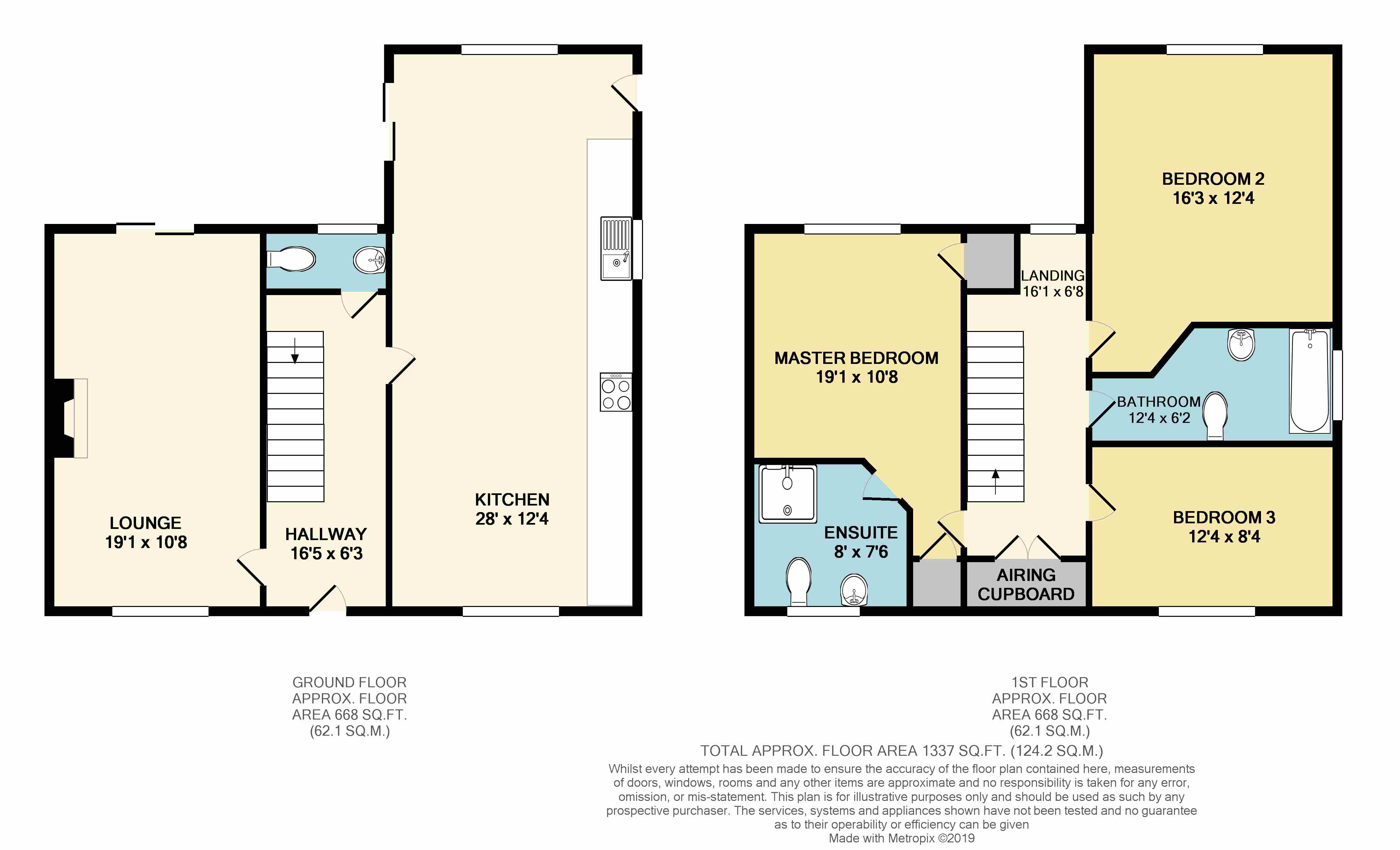 Floorplans For Rope Way, Hook Norton, Banbury