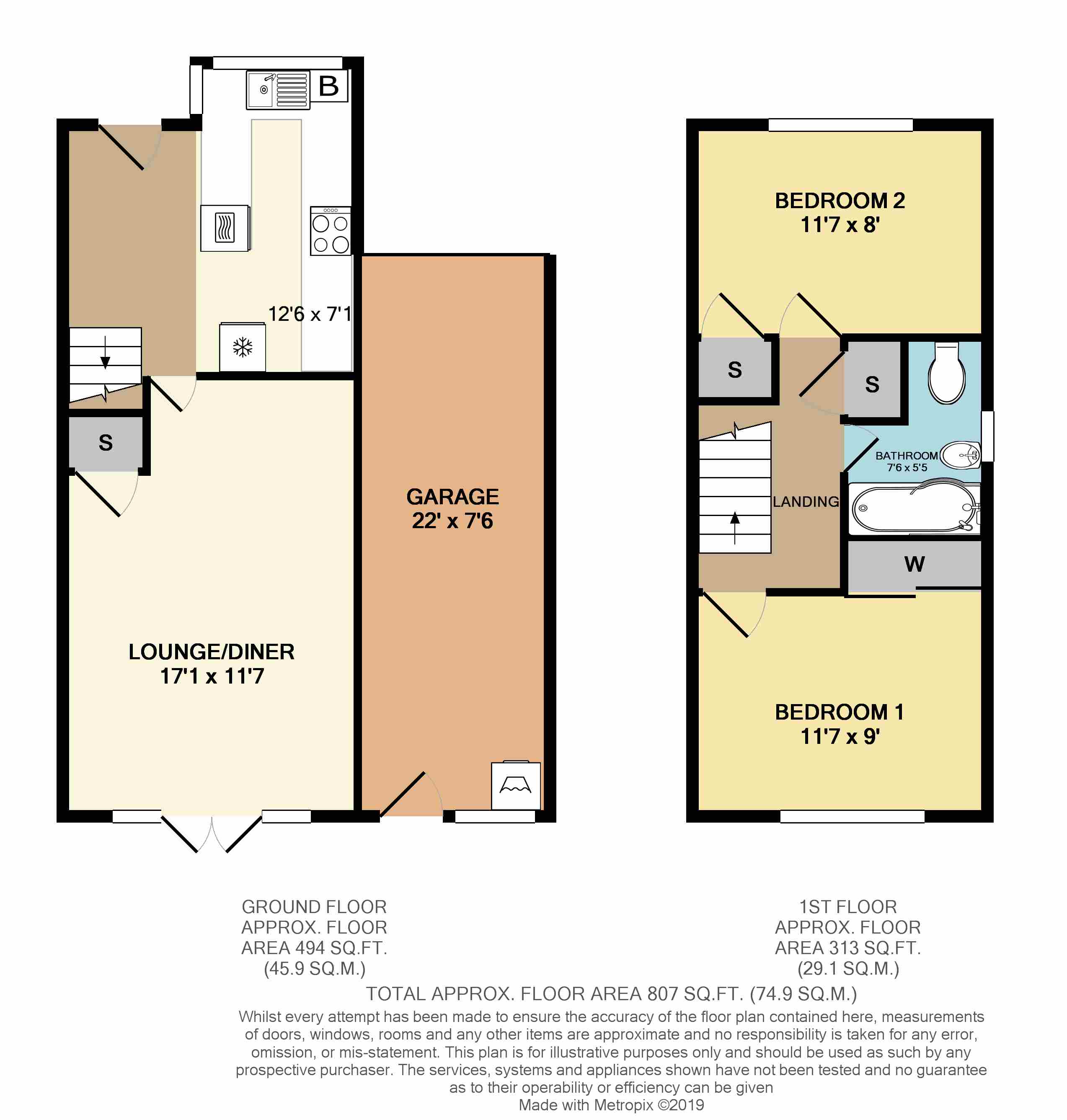 Floorplans For Elliston Grove, Leamington Spa