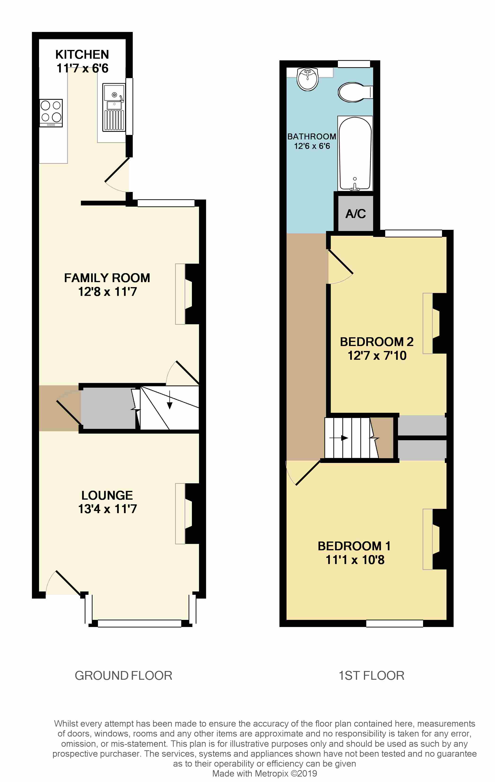 Floorplans For Avenue Road, Rugby