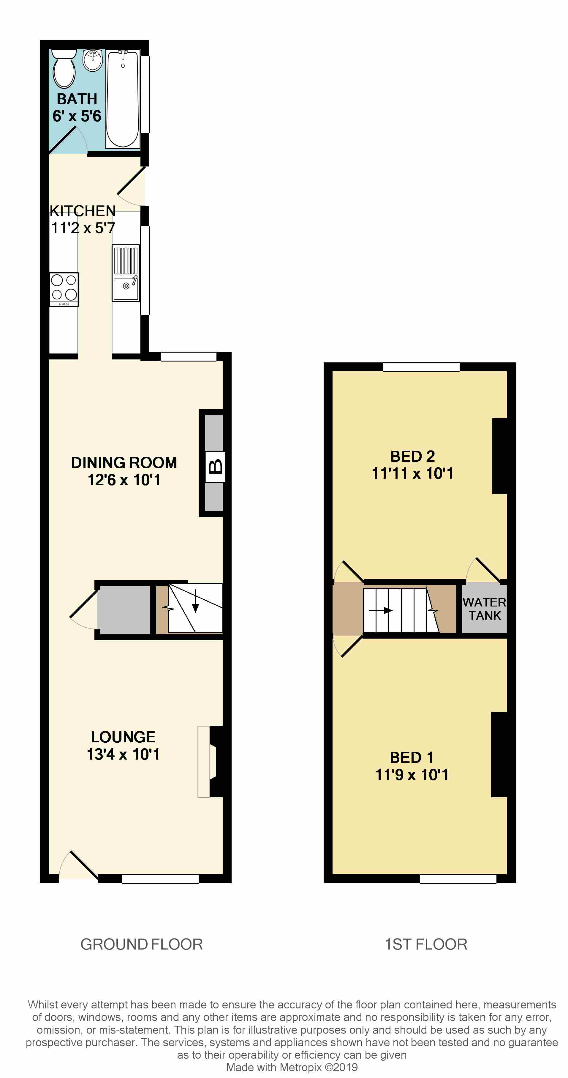 Floorplans For Victoria Avenue, Rugby