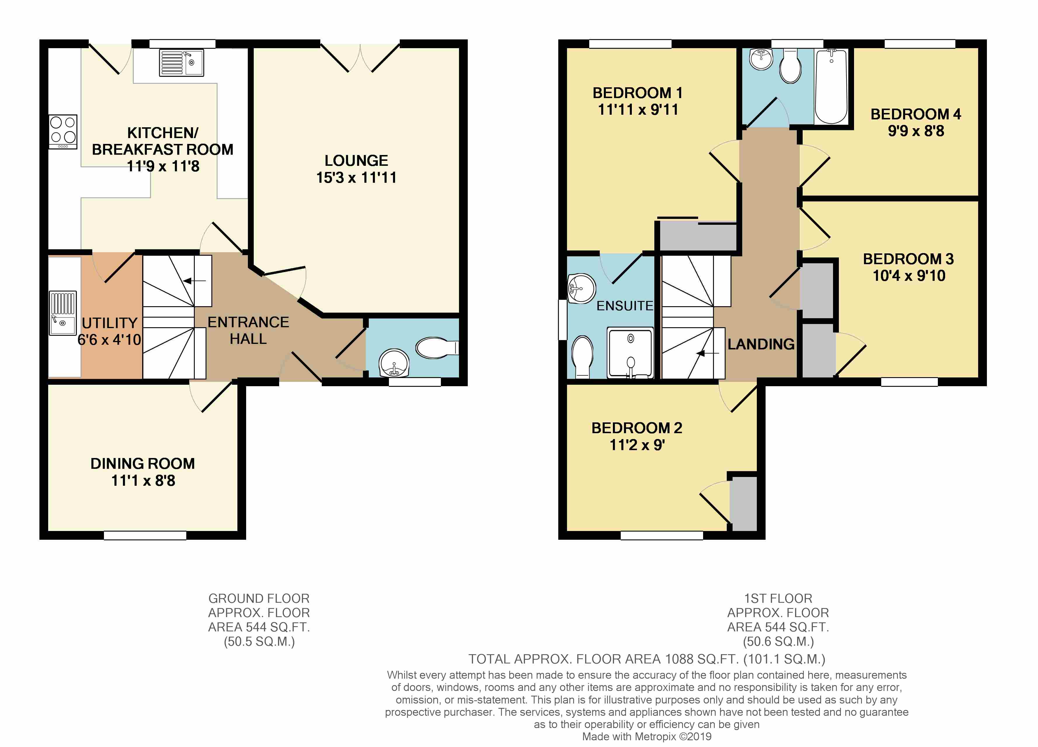 Floorplans For Calvert Close, Rugby