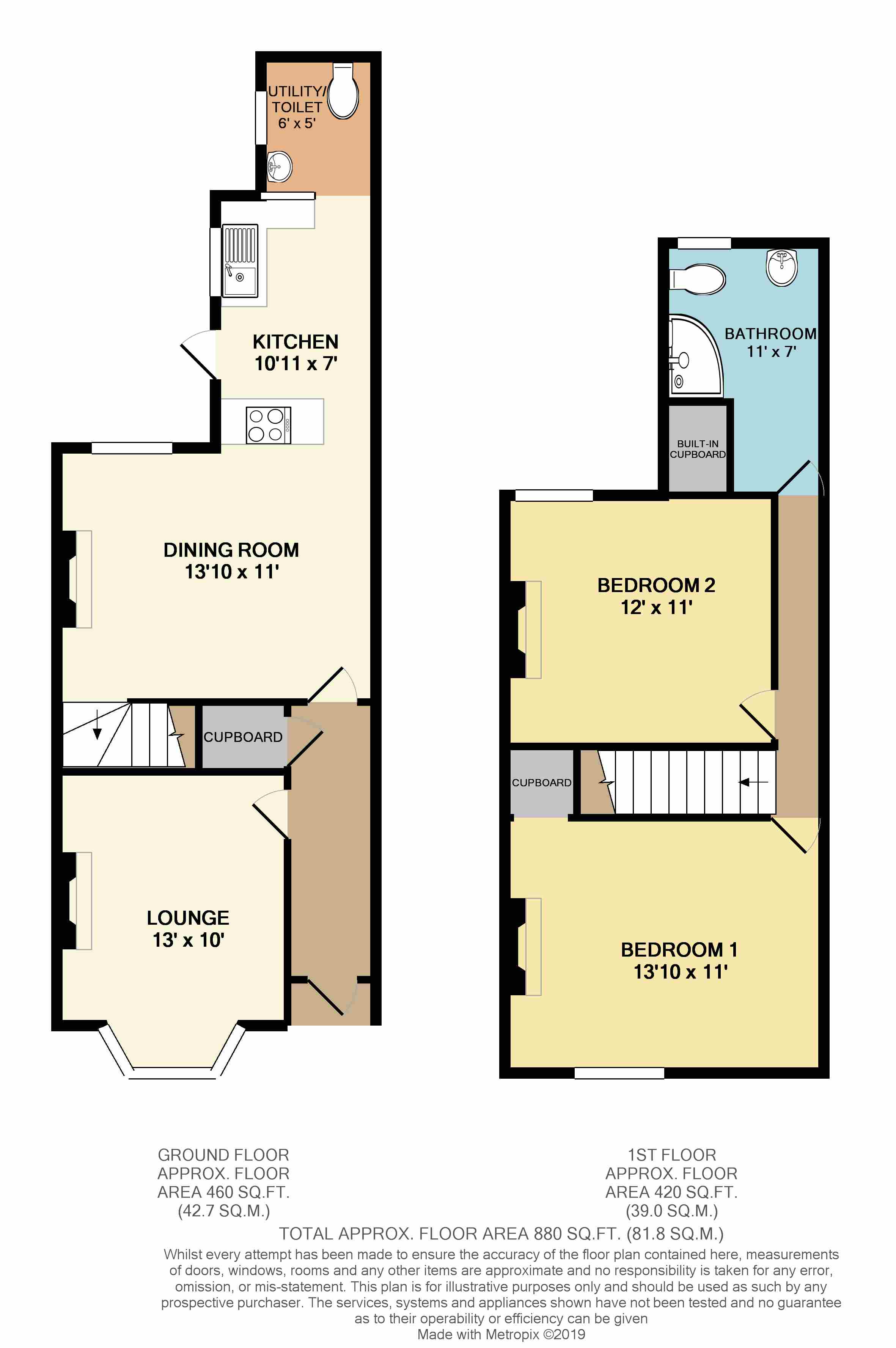 Floorplans For Lawford Road, Rugby