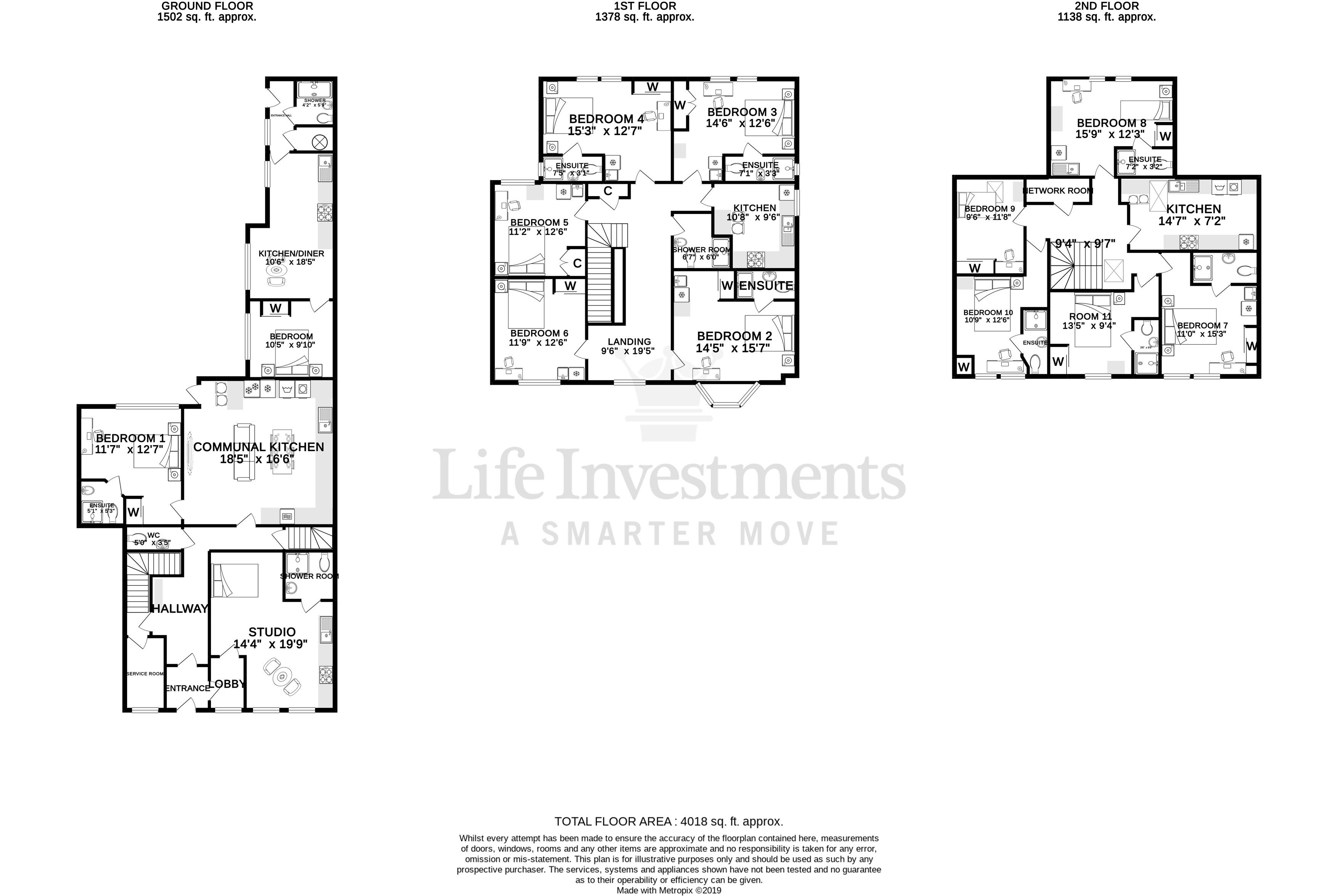 Floorplans For 16 Station Road, Hinckley