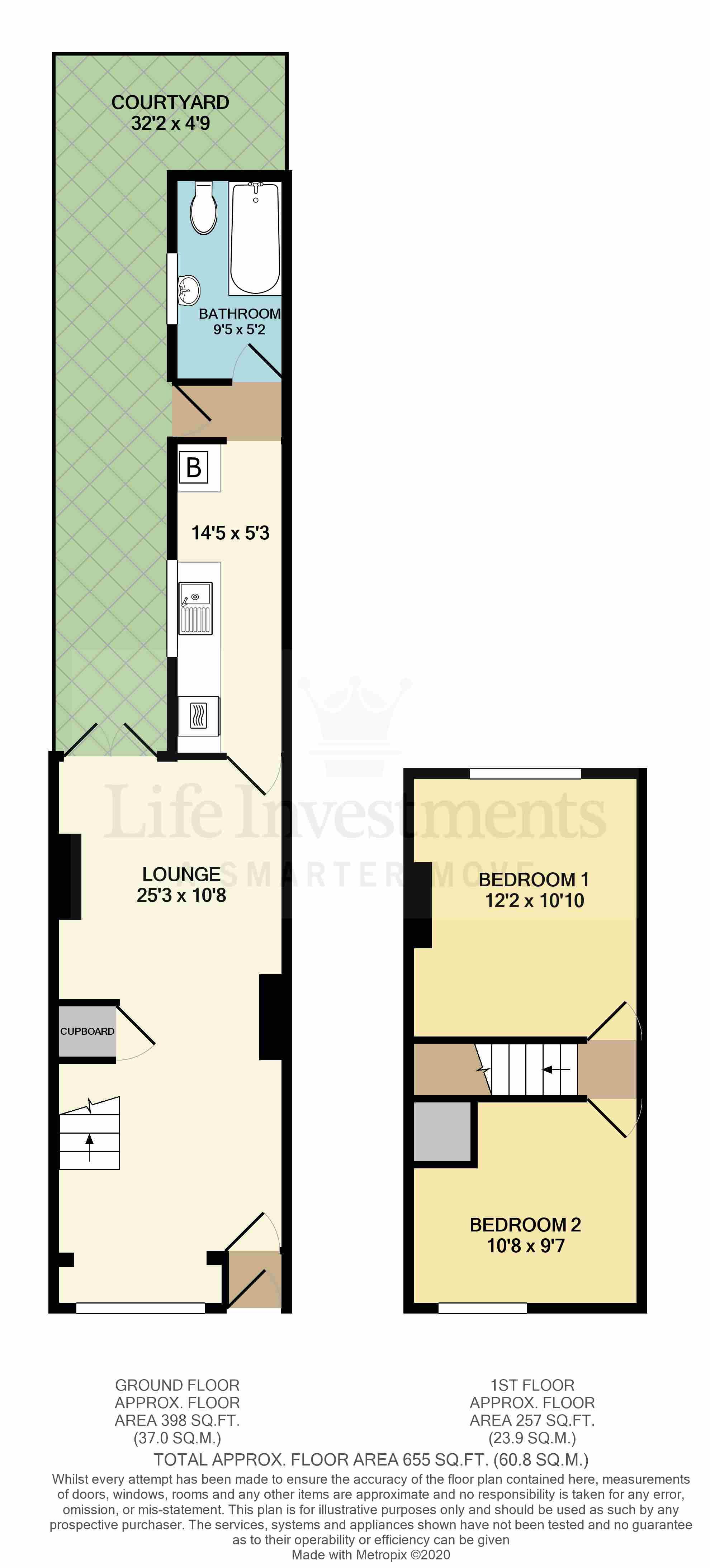 Floorplans For Sandown Road, Rugby