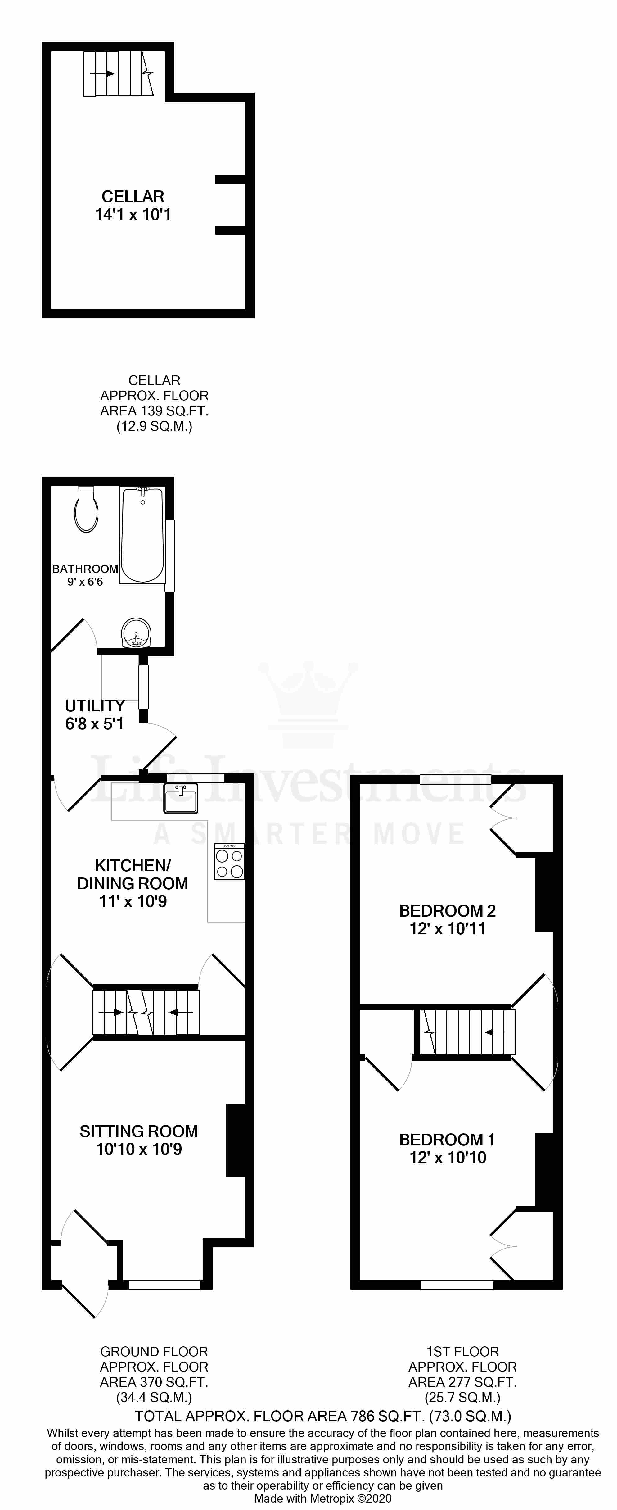 Floorplans For Paradise Street, Rugby