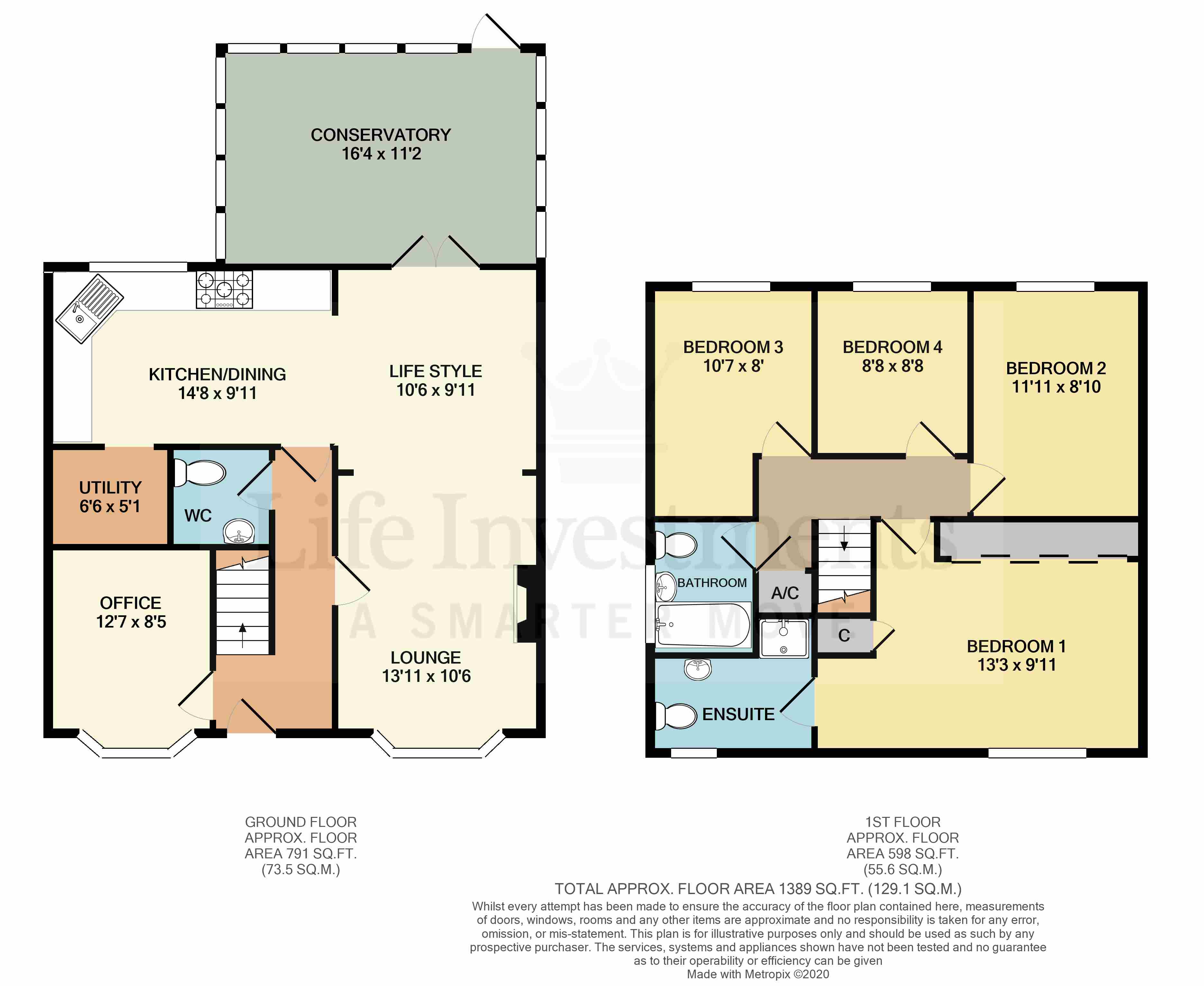 Floorplans For Dorset Close, Cawston, Rugby
