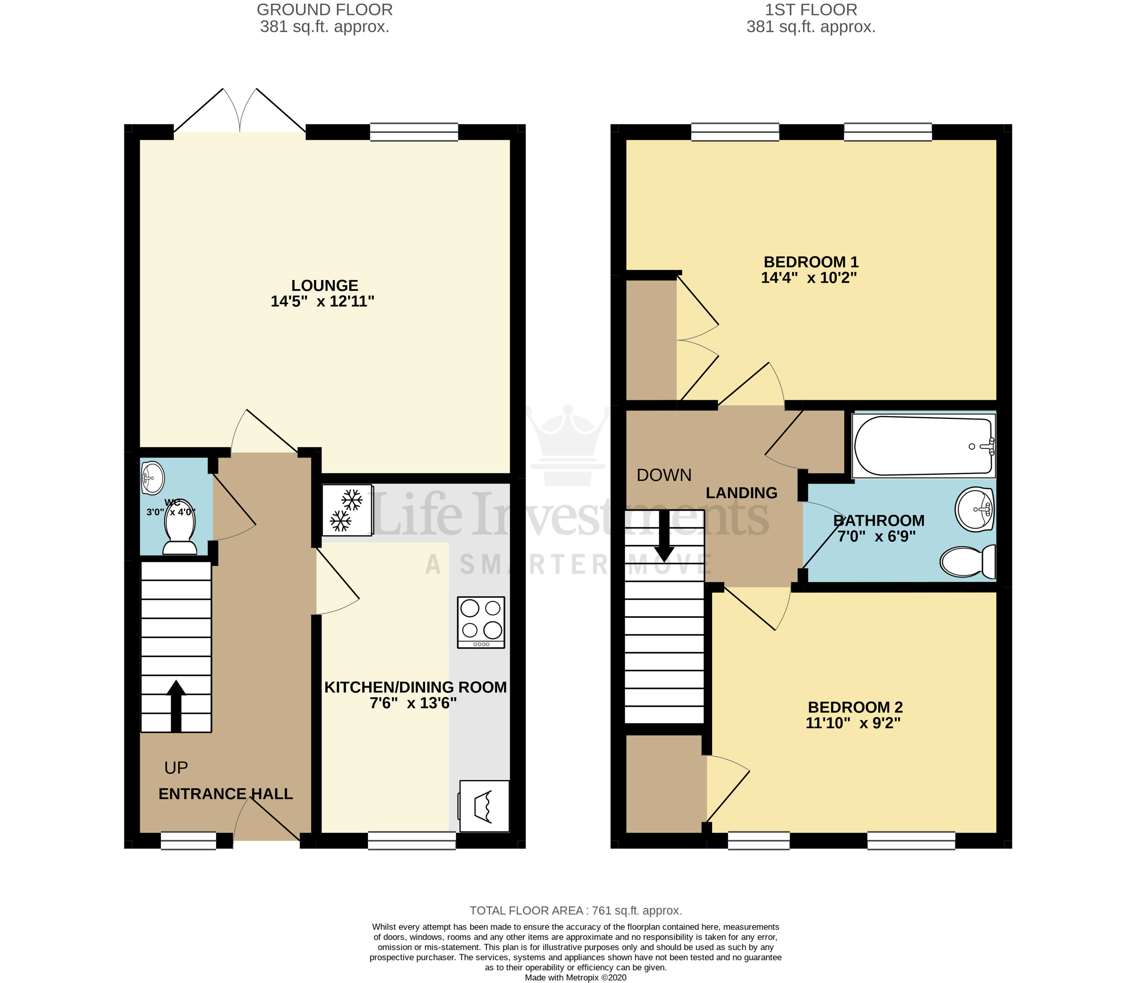 Floorplans For Hallaton Close, Cawston, Rugby