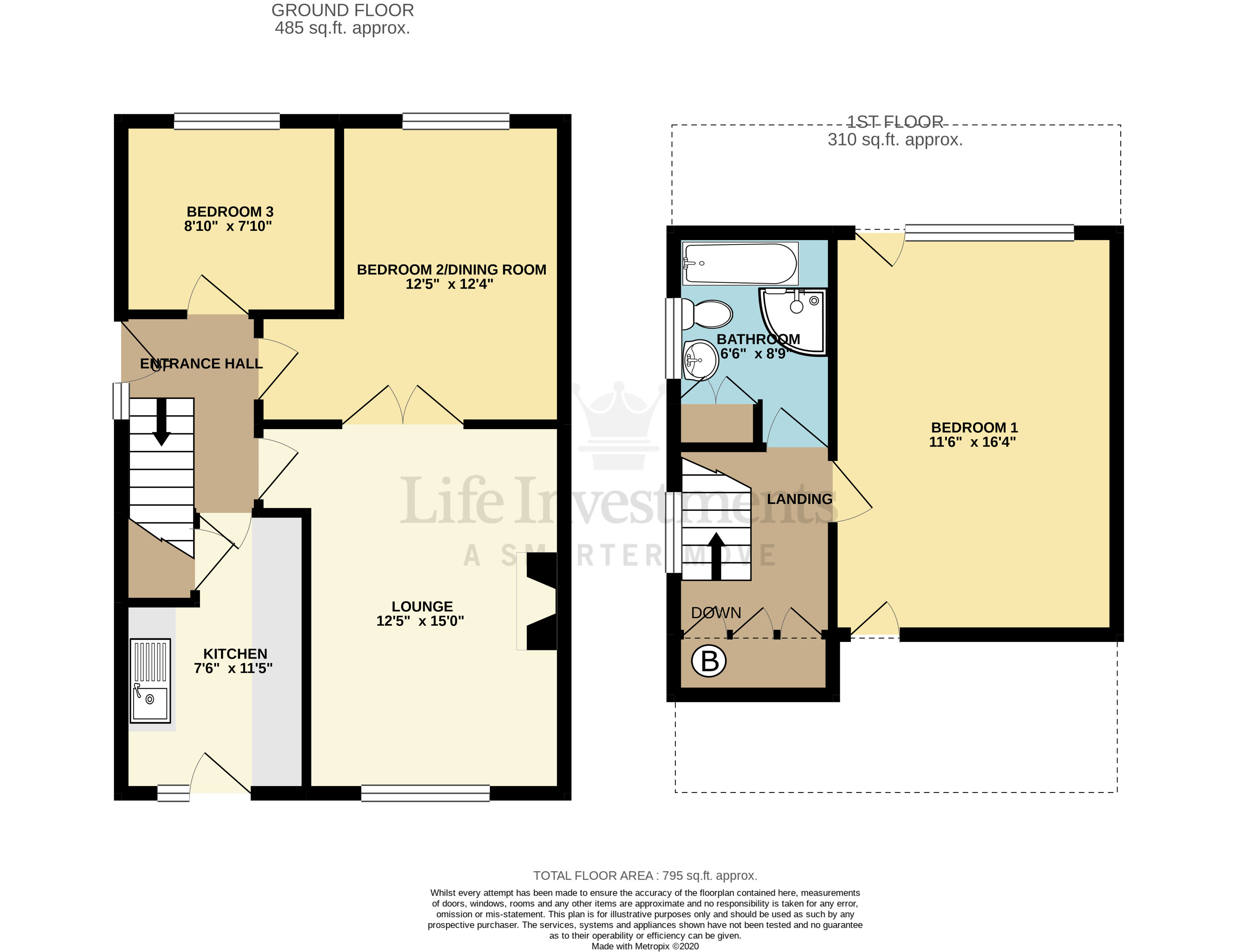 Floorplans For Macbeth Close, Rugby