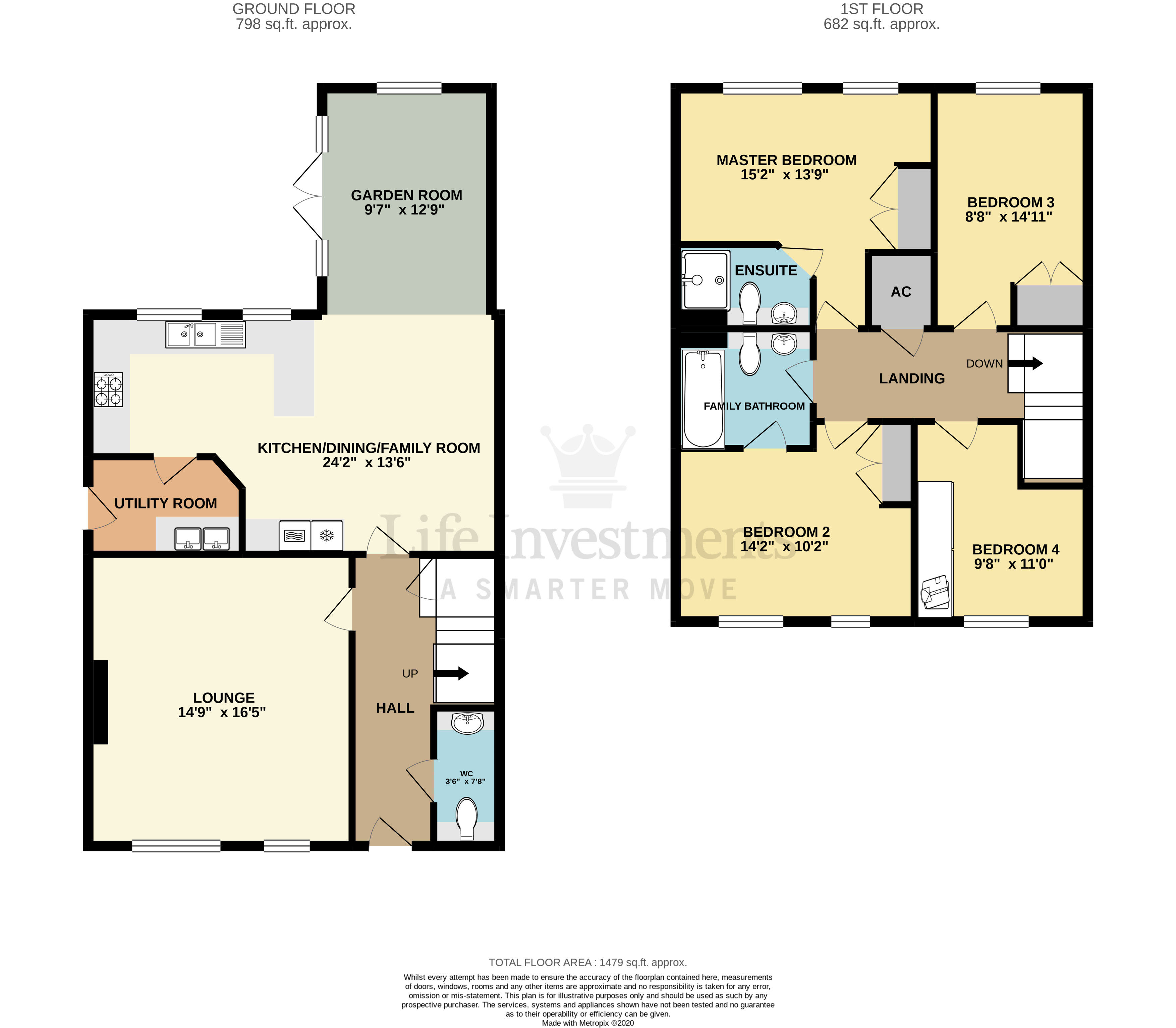 Floorplans For Fynes Way, Rugby