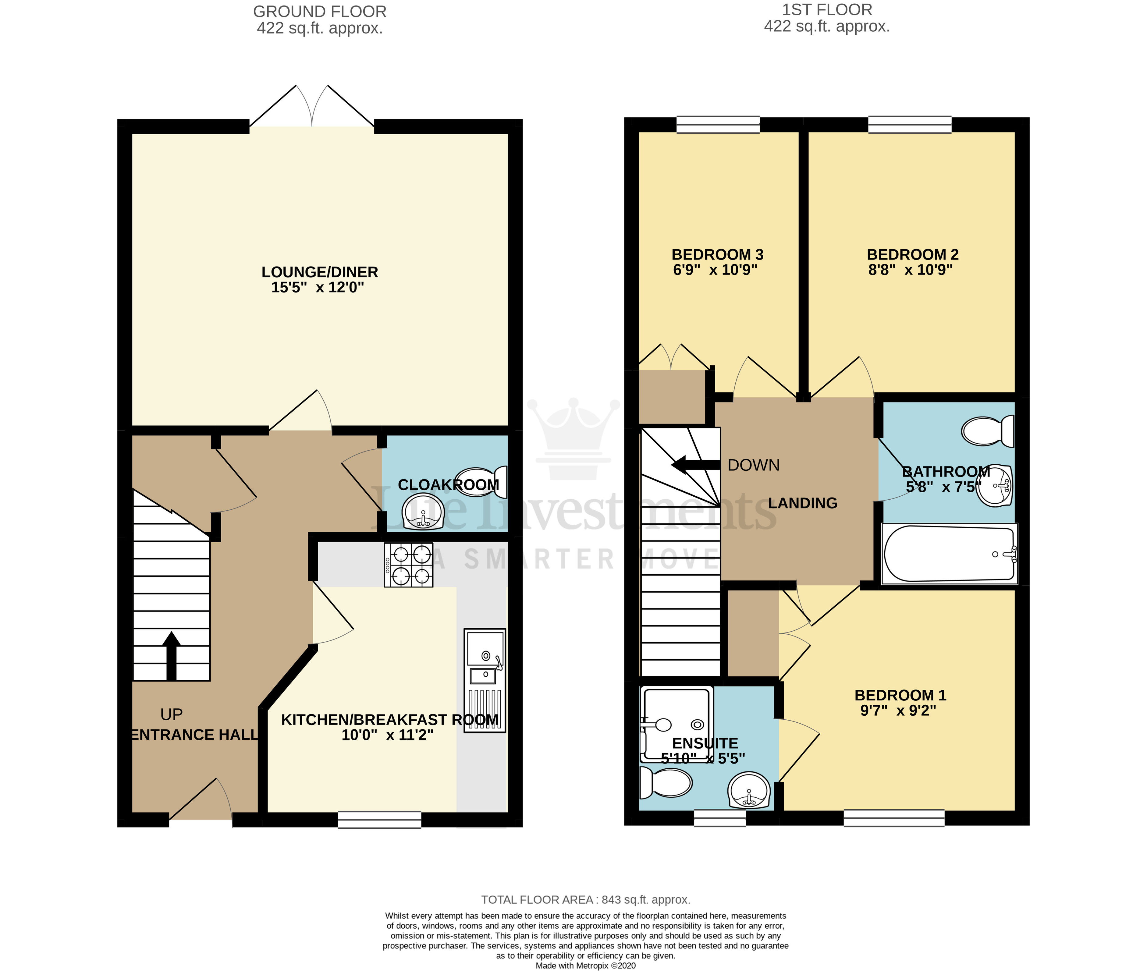 Floorplans For Monck Lane, Rugby