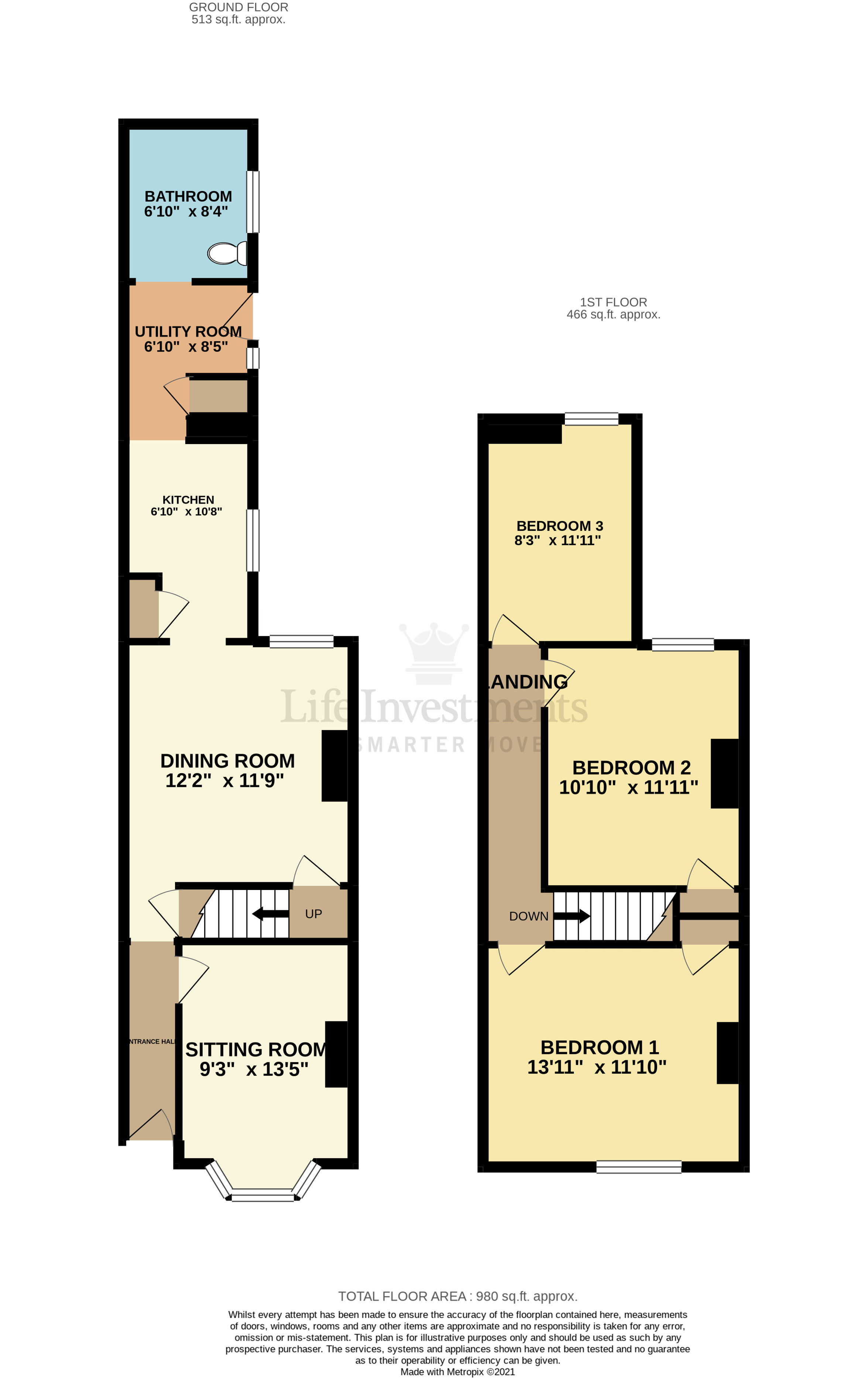 Floorplans For Lawford Road, Rugby