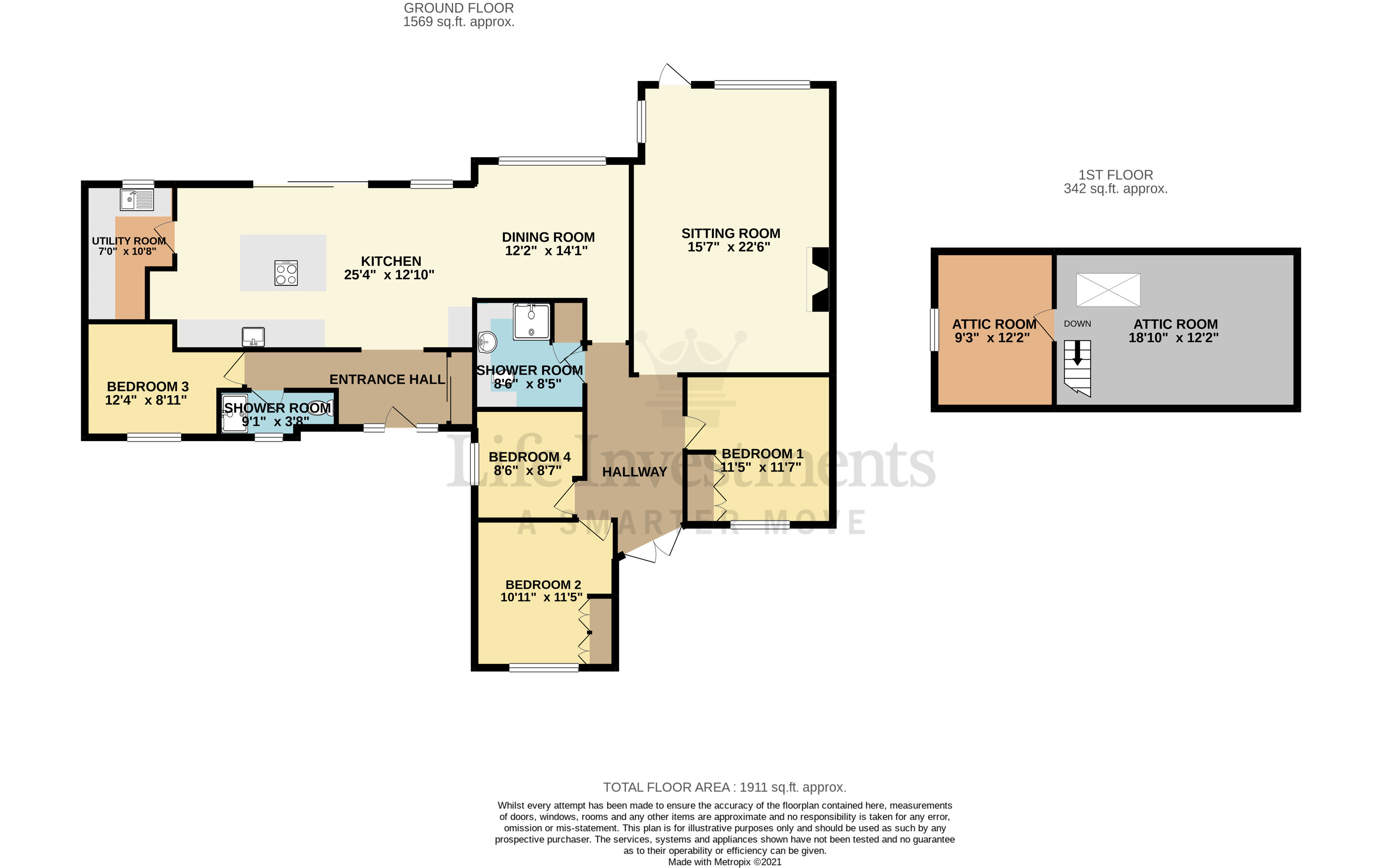 Floorplans For Church Road, Grandborough, Rugby