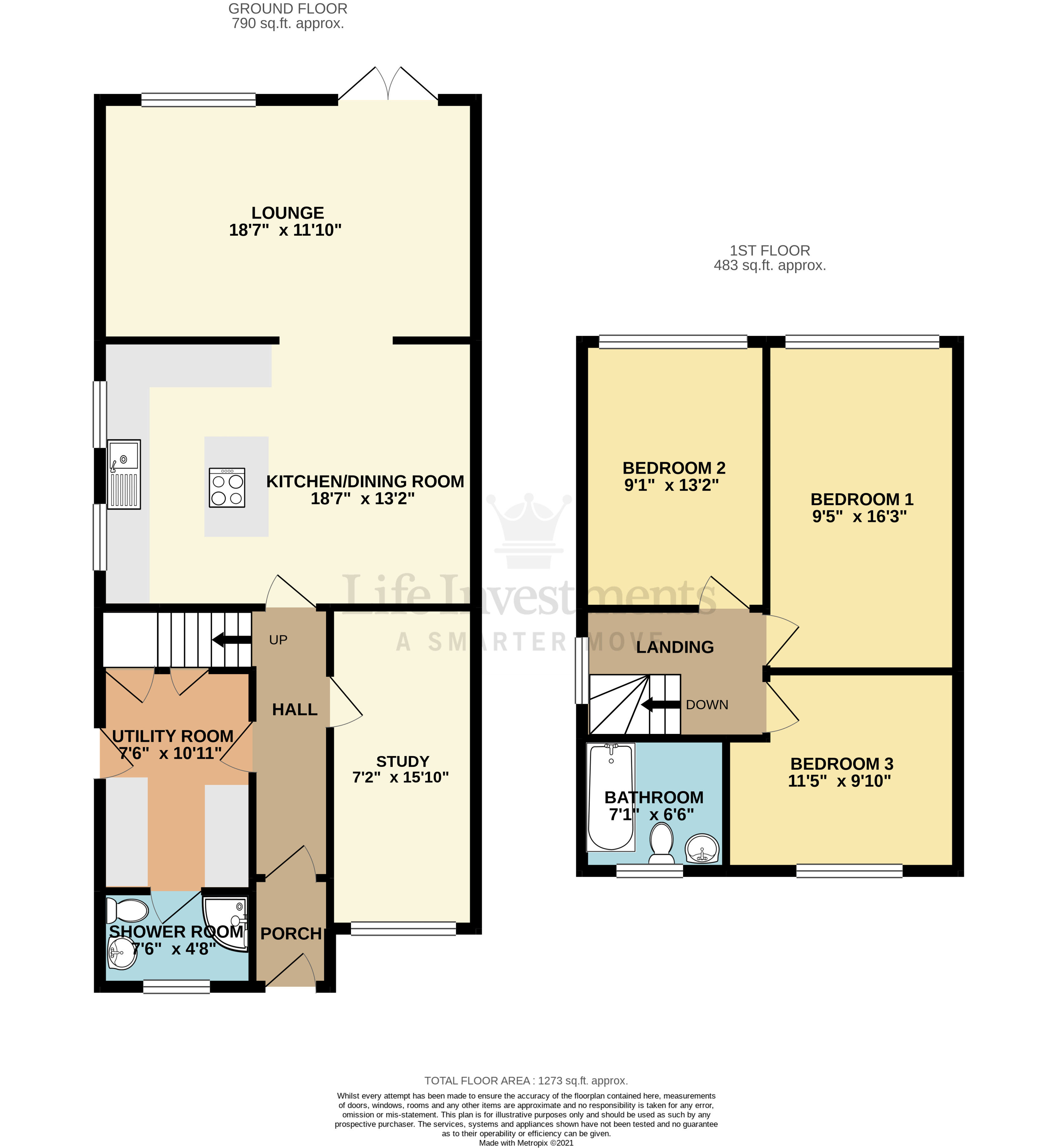Floorplans For Daneswood Road, Binley Woods, Coventry