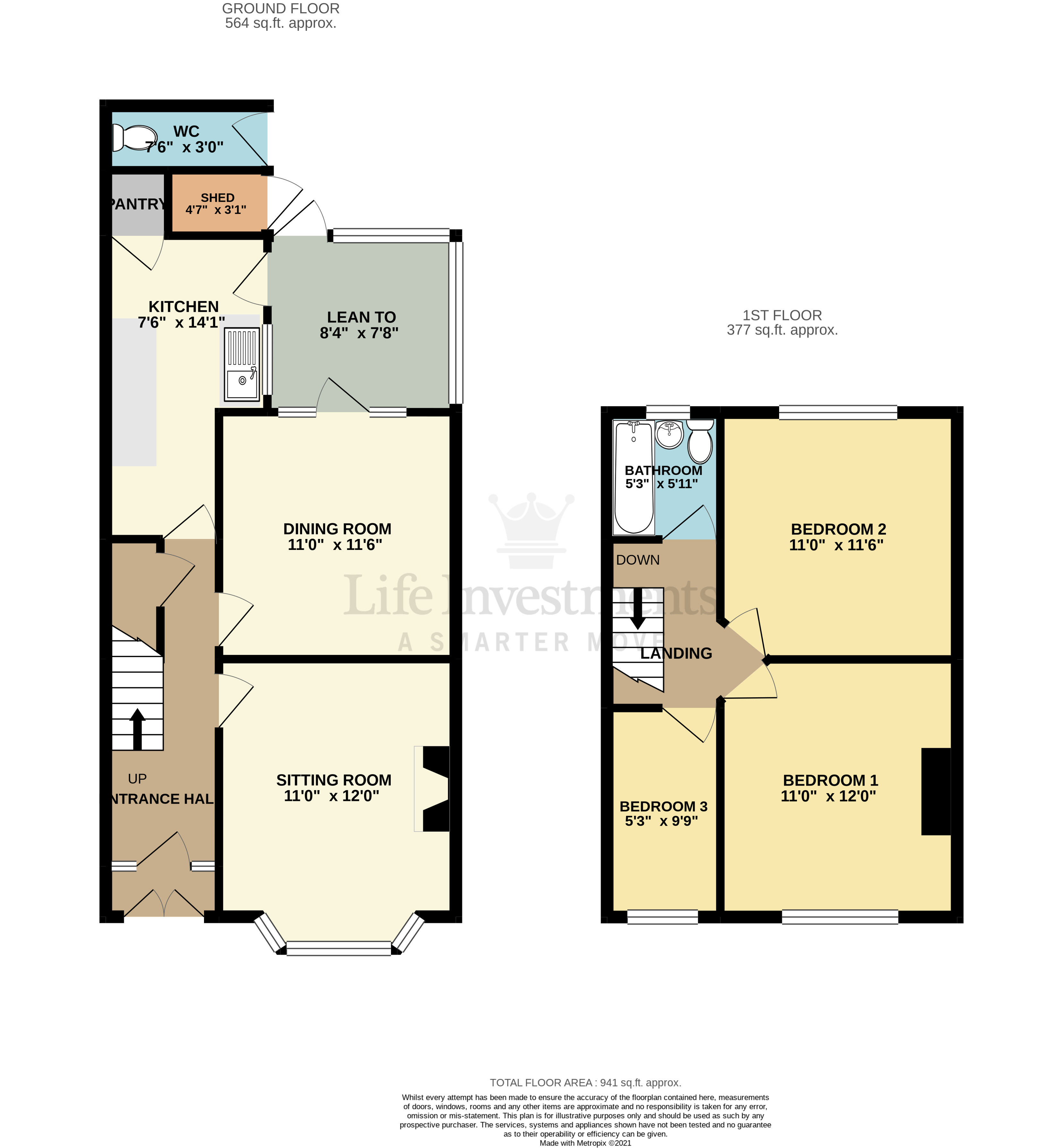 Floorplans For Eden Street, Coventry