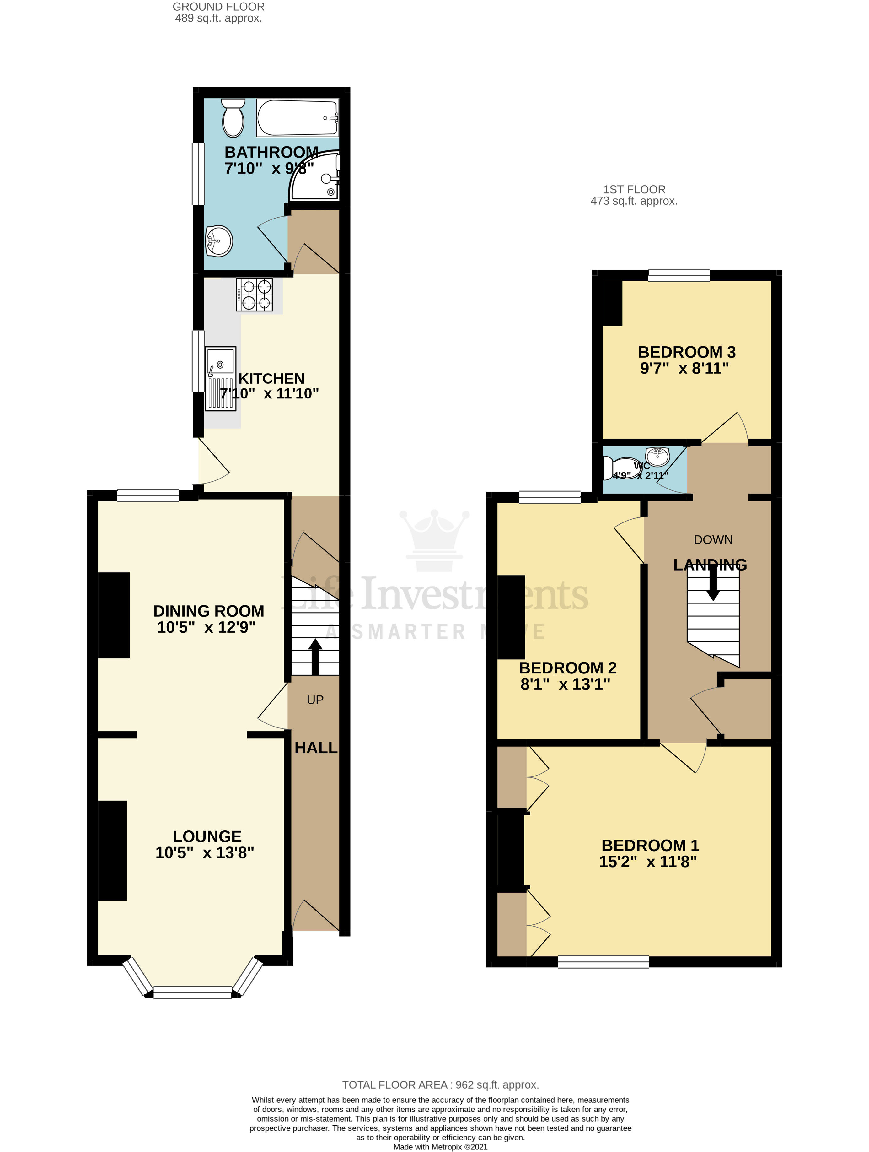 Floorplans For Craven Road, Rugby