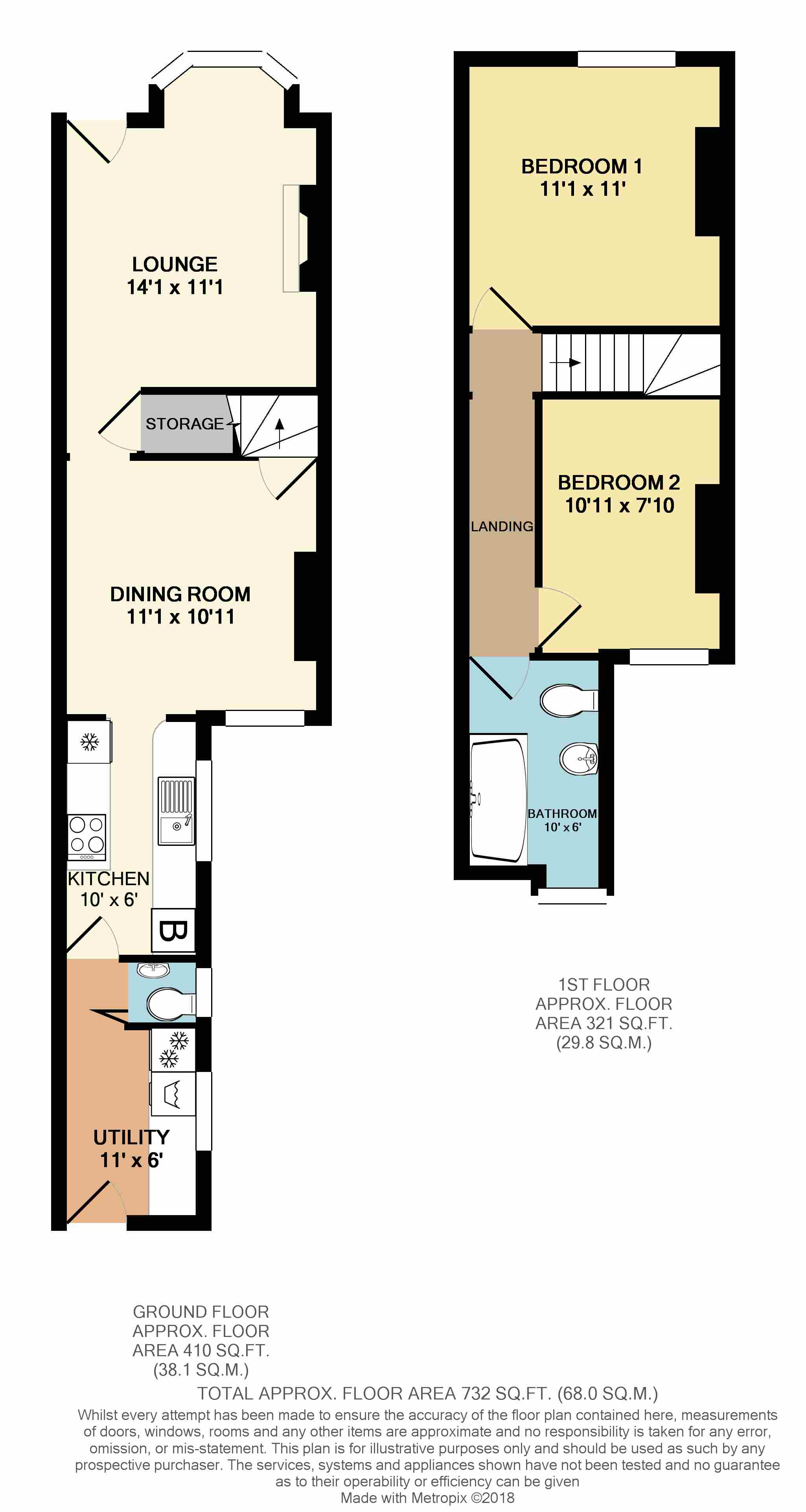 Floorplans For Oxford Street, Rugby