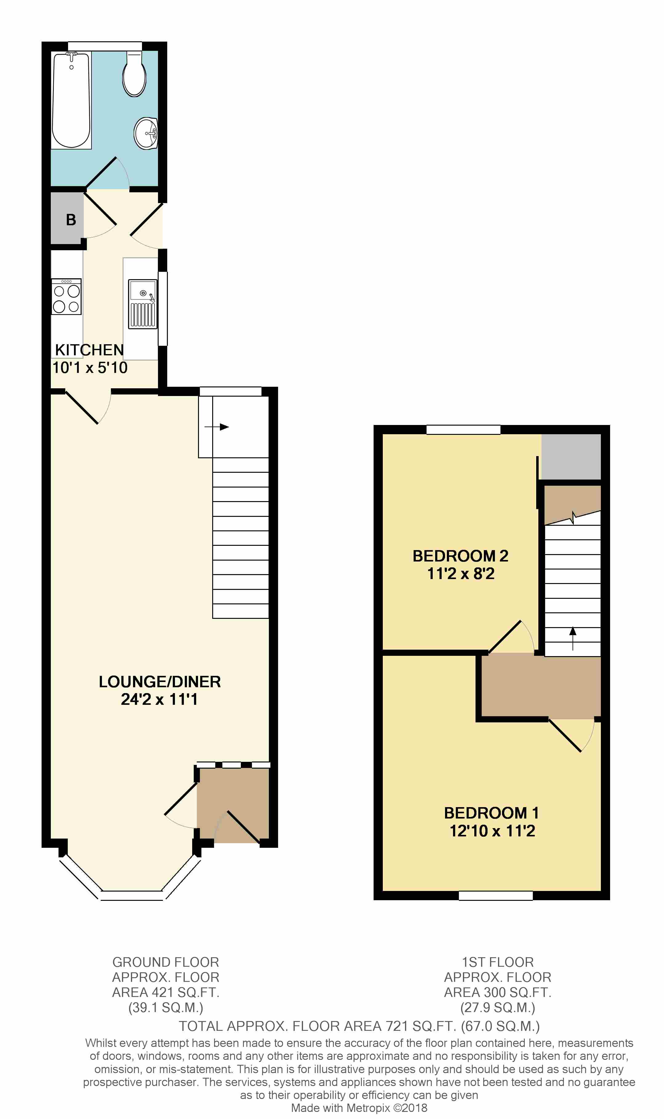 Floorplans For Wood Street, Rugby