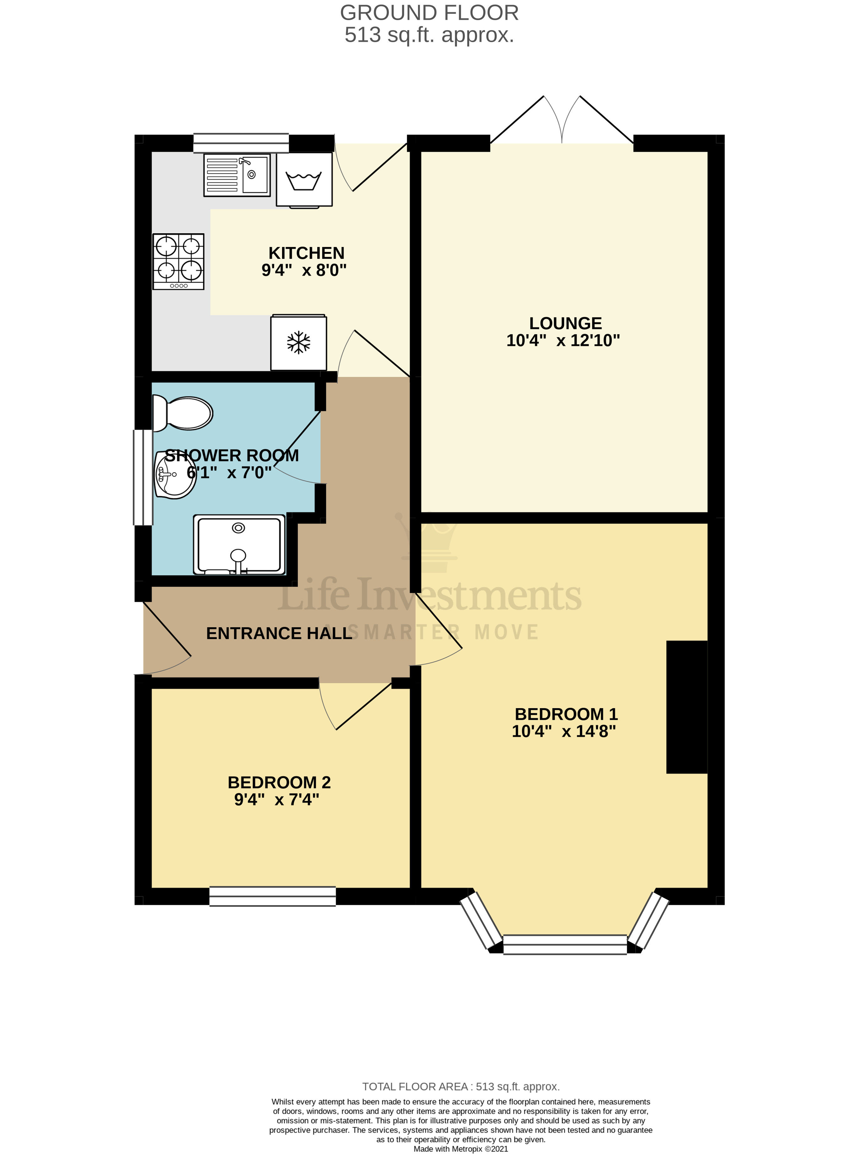 Floorplans For Tennyson Avenue, Rugby