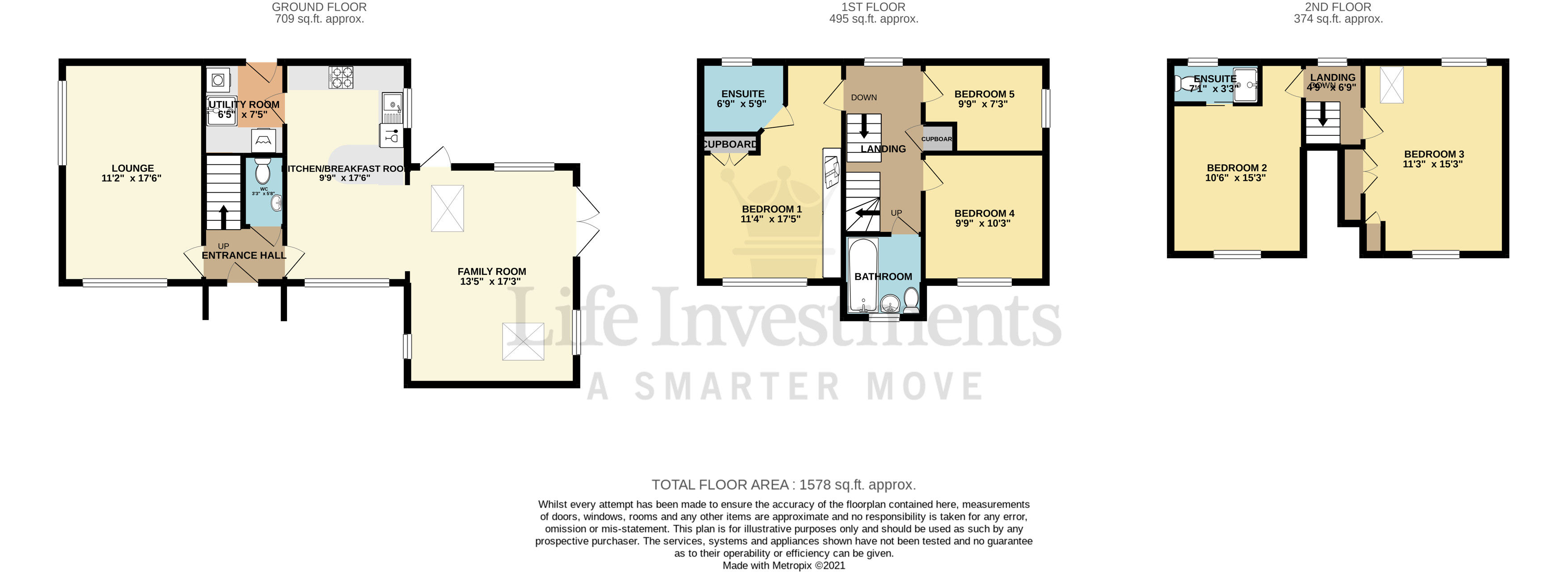 Floorplans For Corbridge Place, Cawston, Rugby