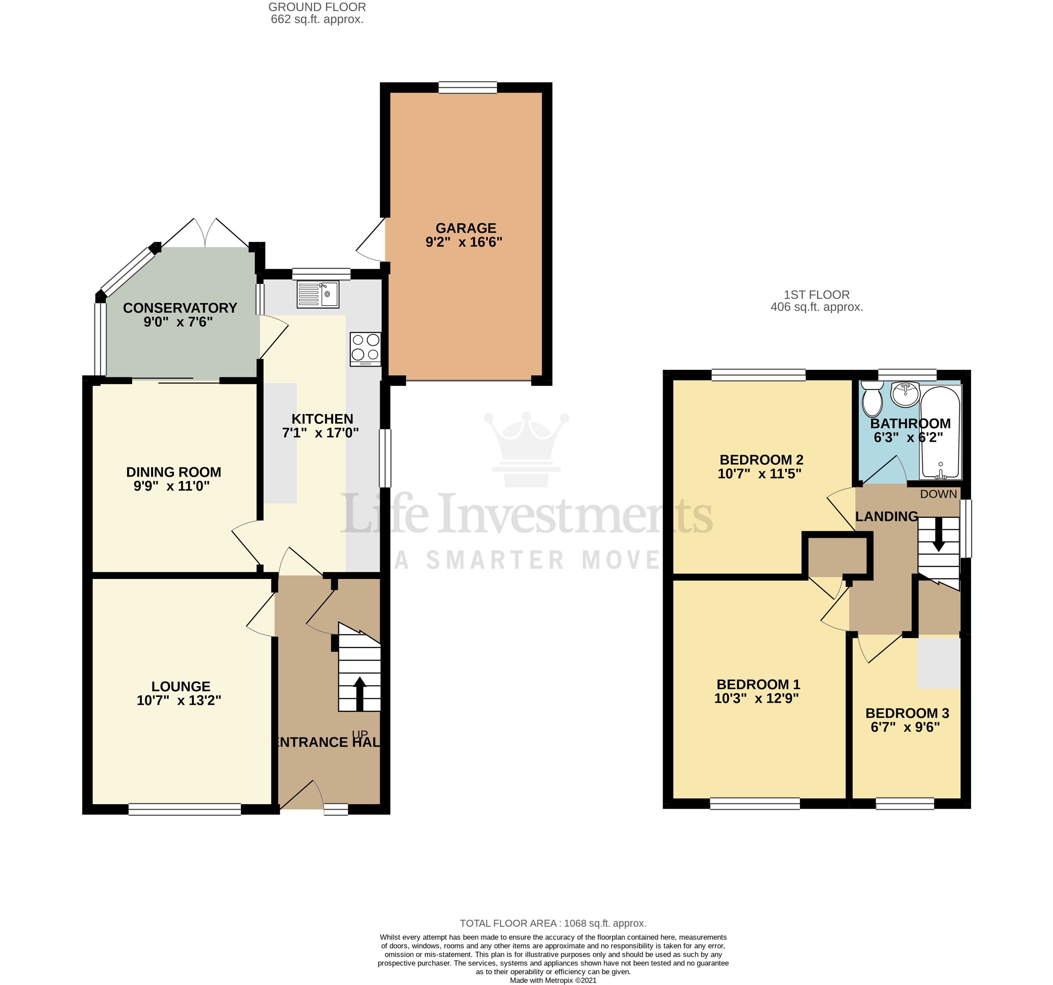 Floorplans For Ulverston, Brownsover, Rugby