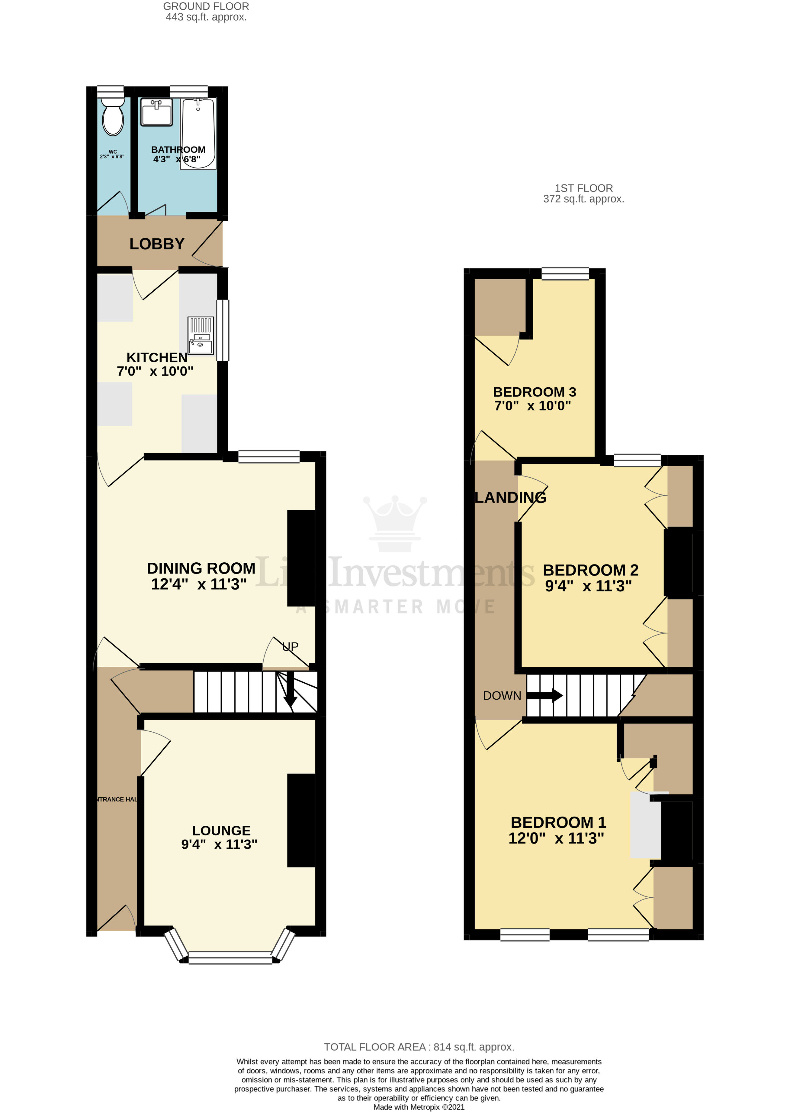 Floorplans For King Edward Road, Rugby