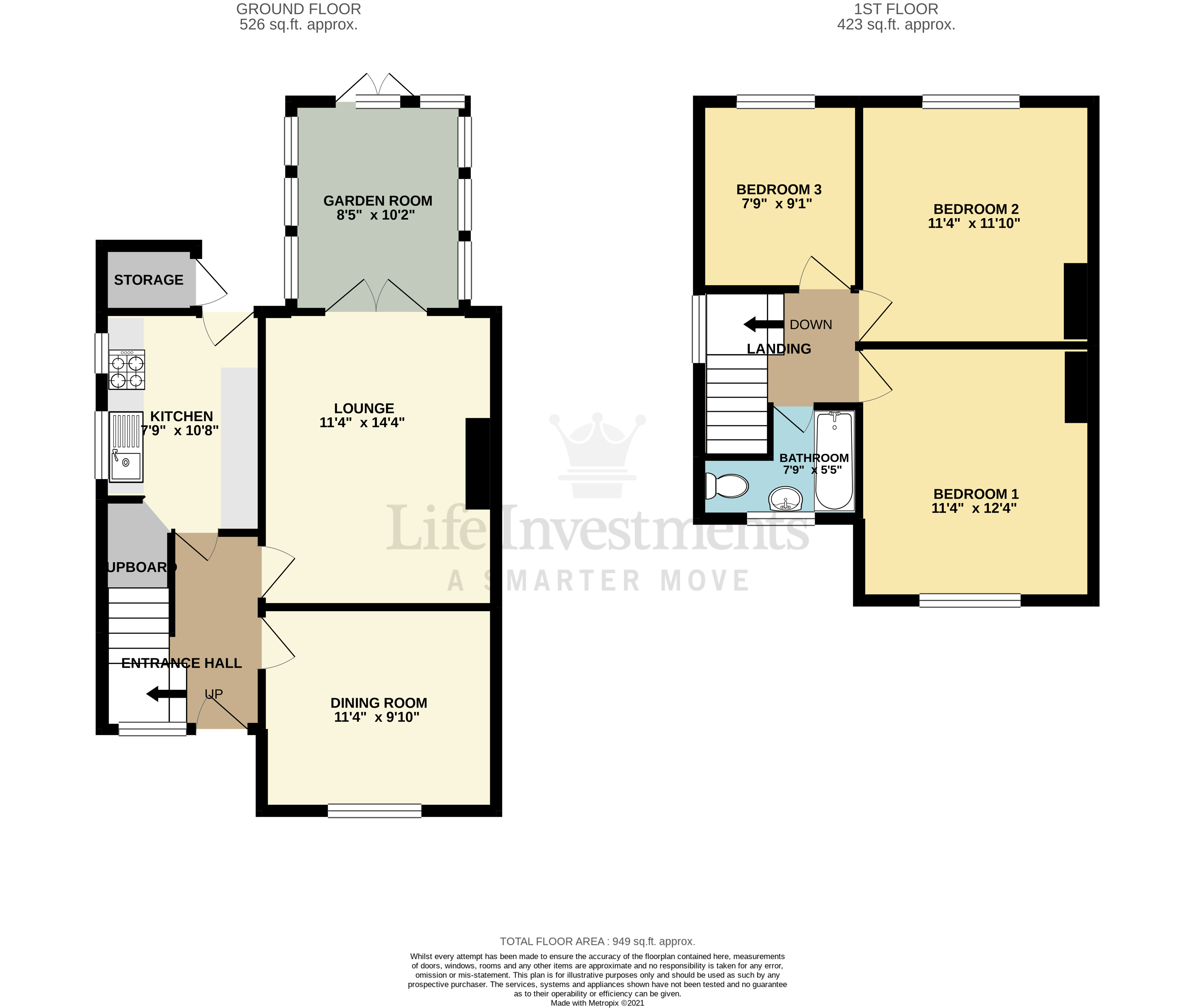 Floorplans For Jubilee Street, Rugby