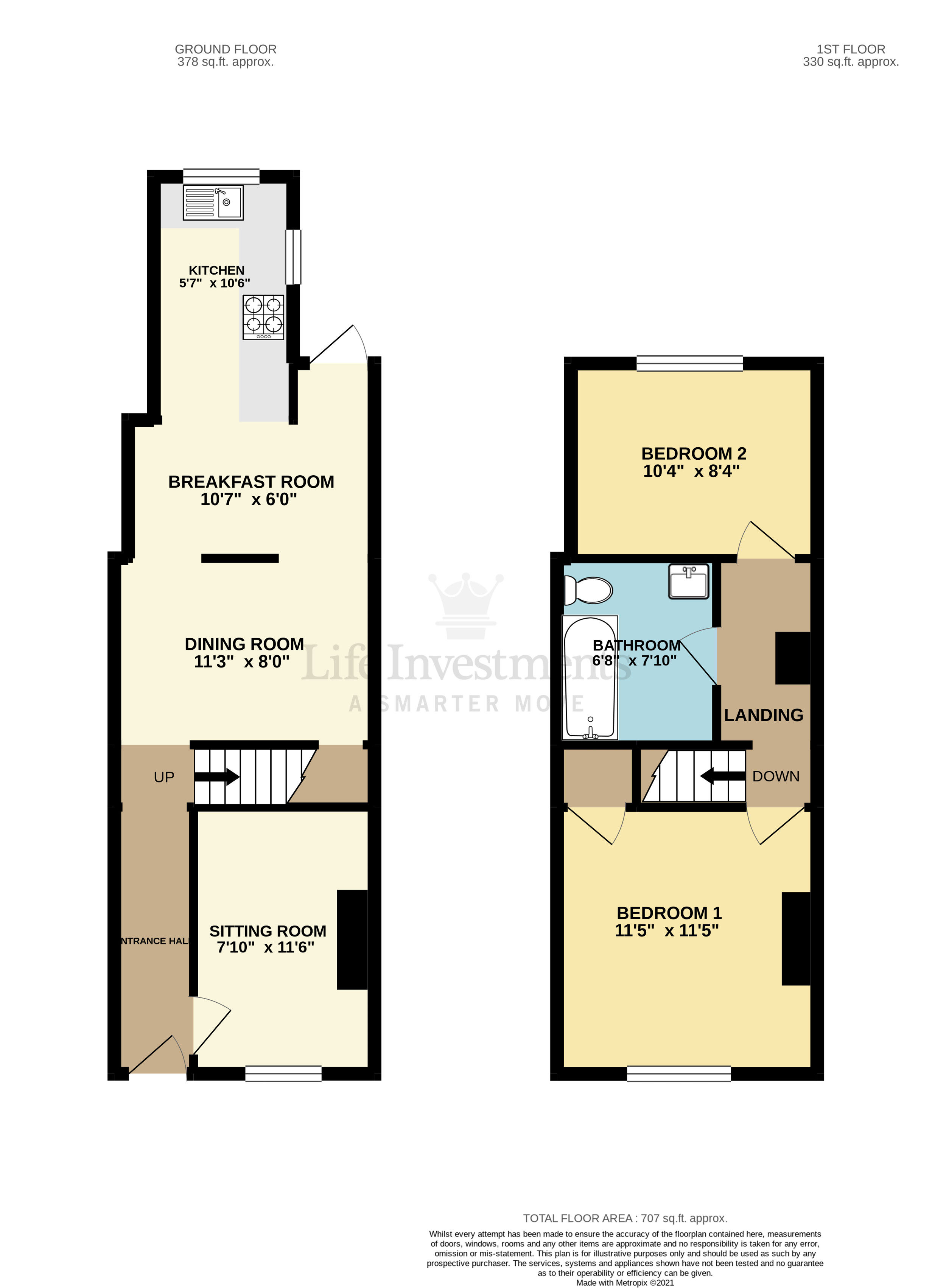 Floorplans For Victoria Street, Rugby