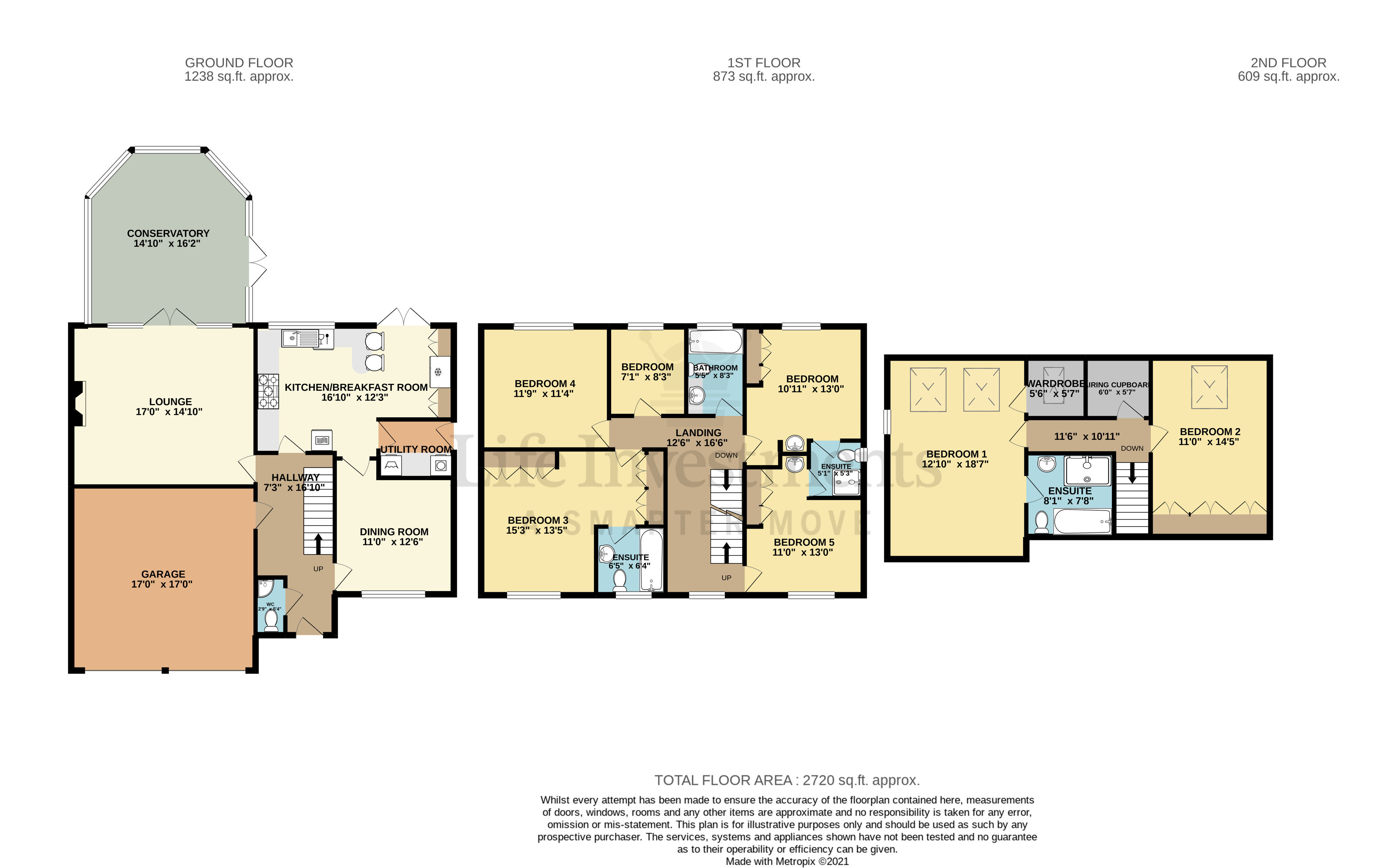 Floorplans For Alicia Close, Cawston, Rugby