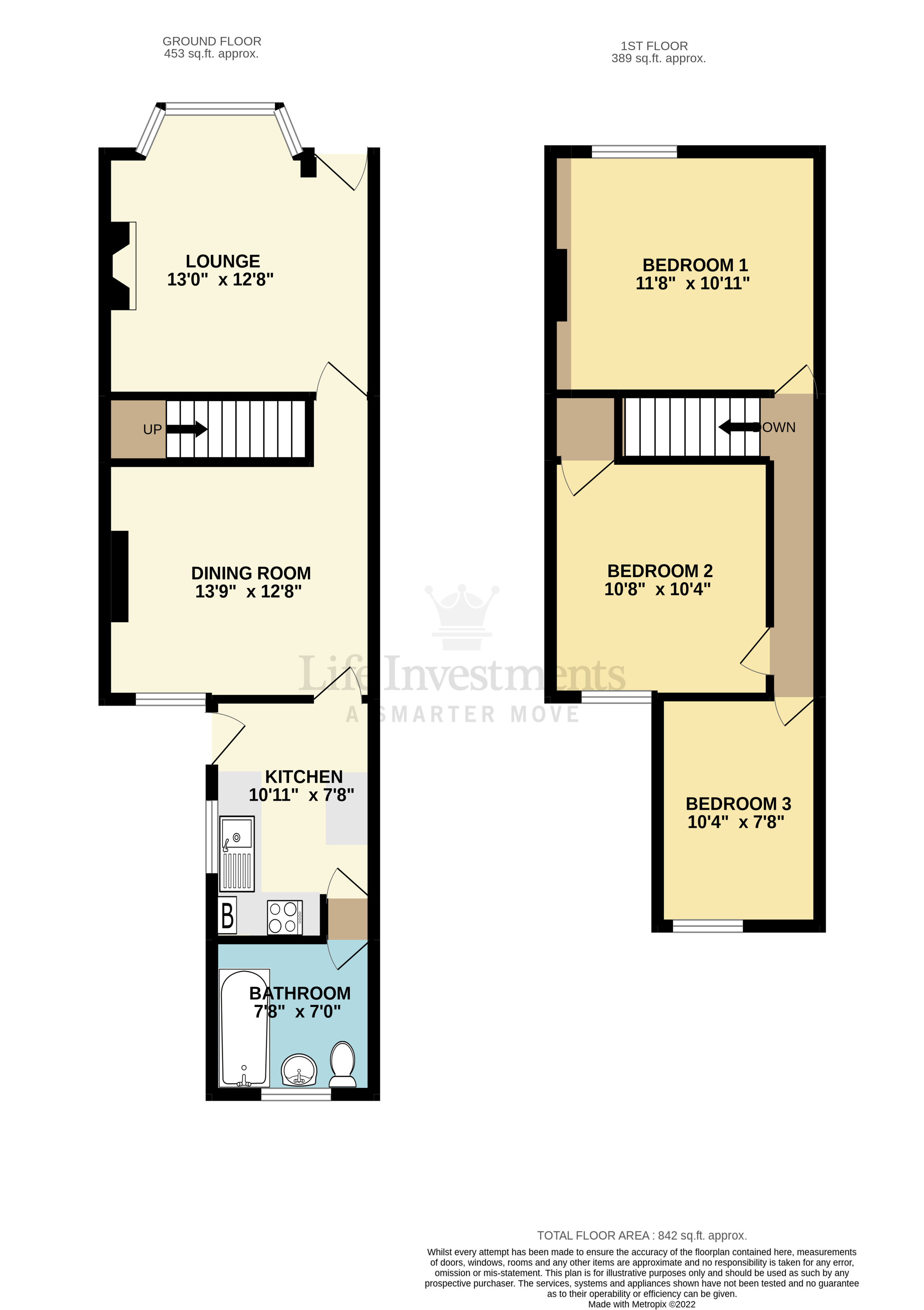 Floorplans For Jubilee Street, Rugby
