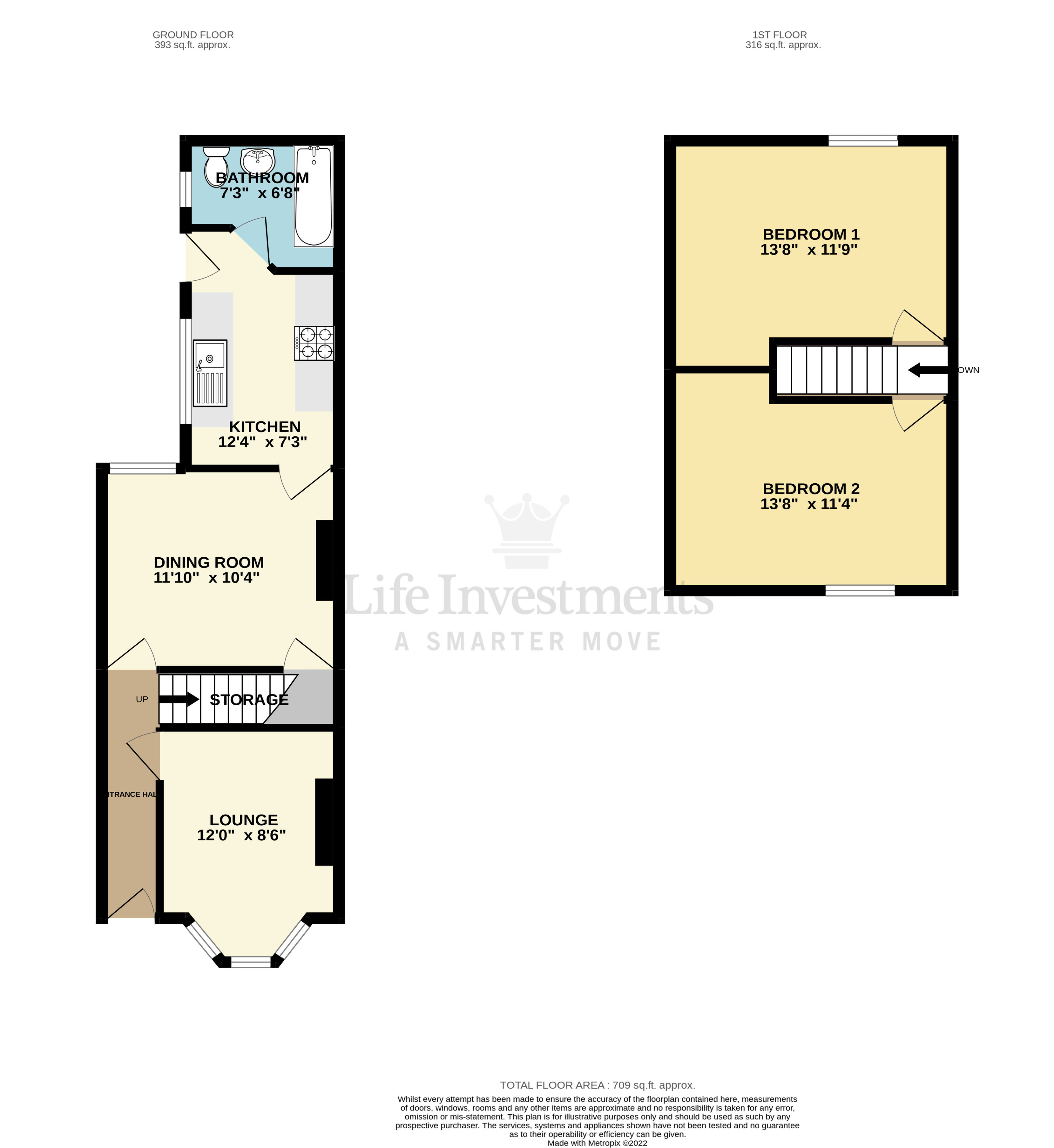 Floorplans For Wood Street, Rugby