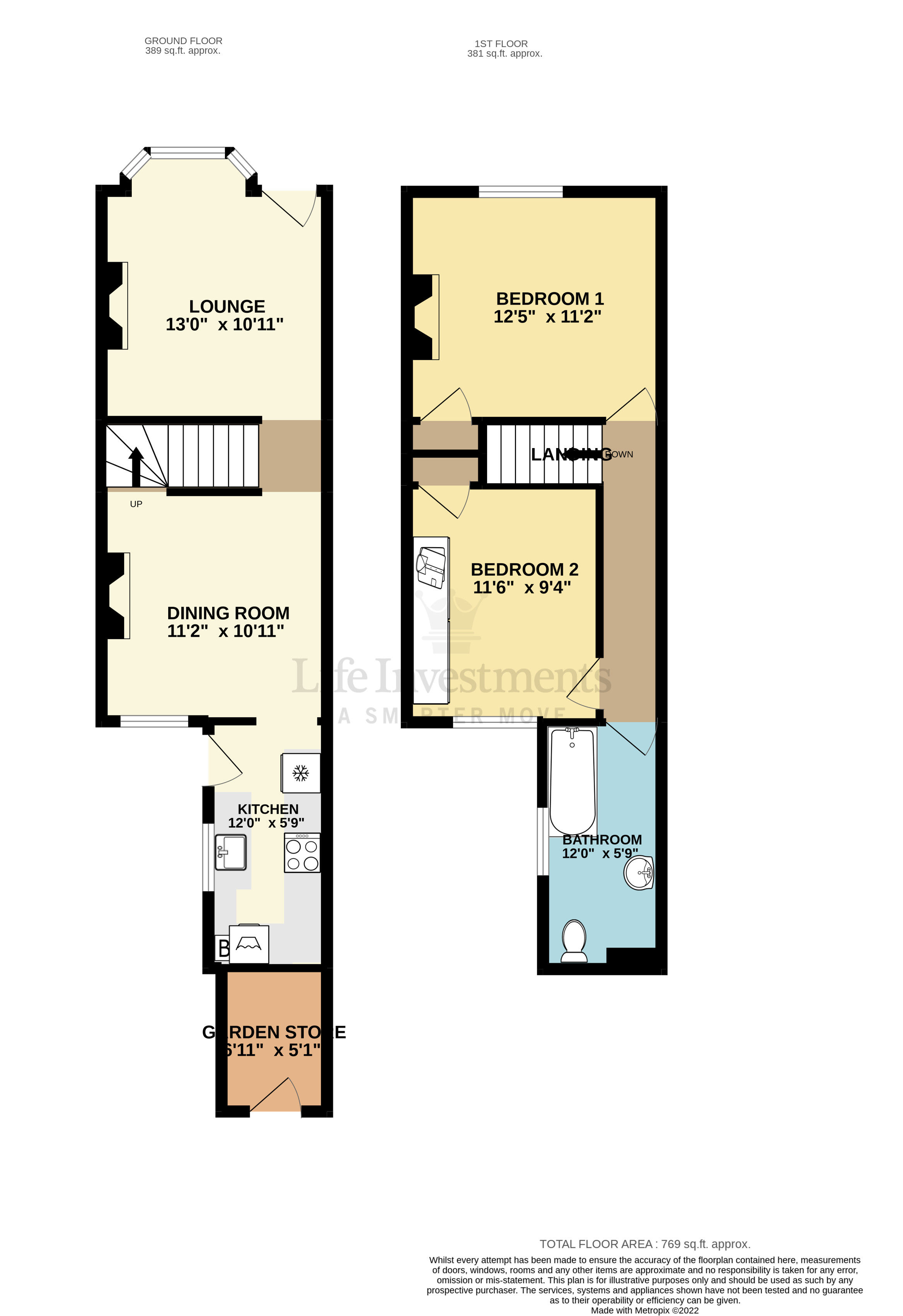 Floorplans For Sandown Road, Rugby